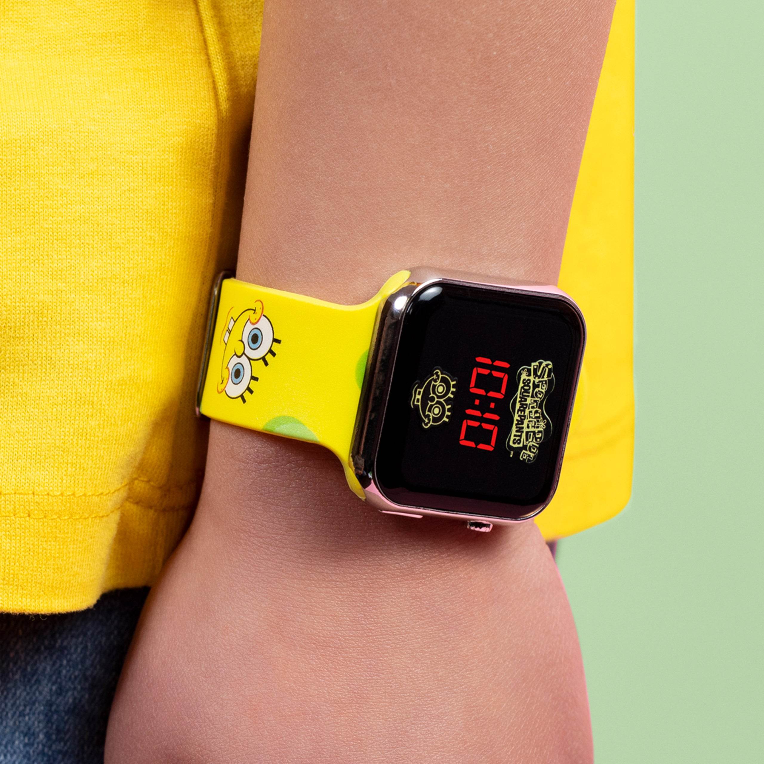 SpongeBob Printed Strap LED Watch - Character.com