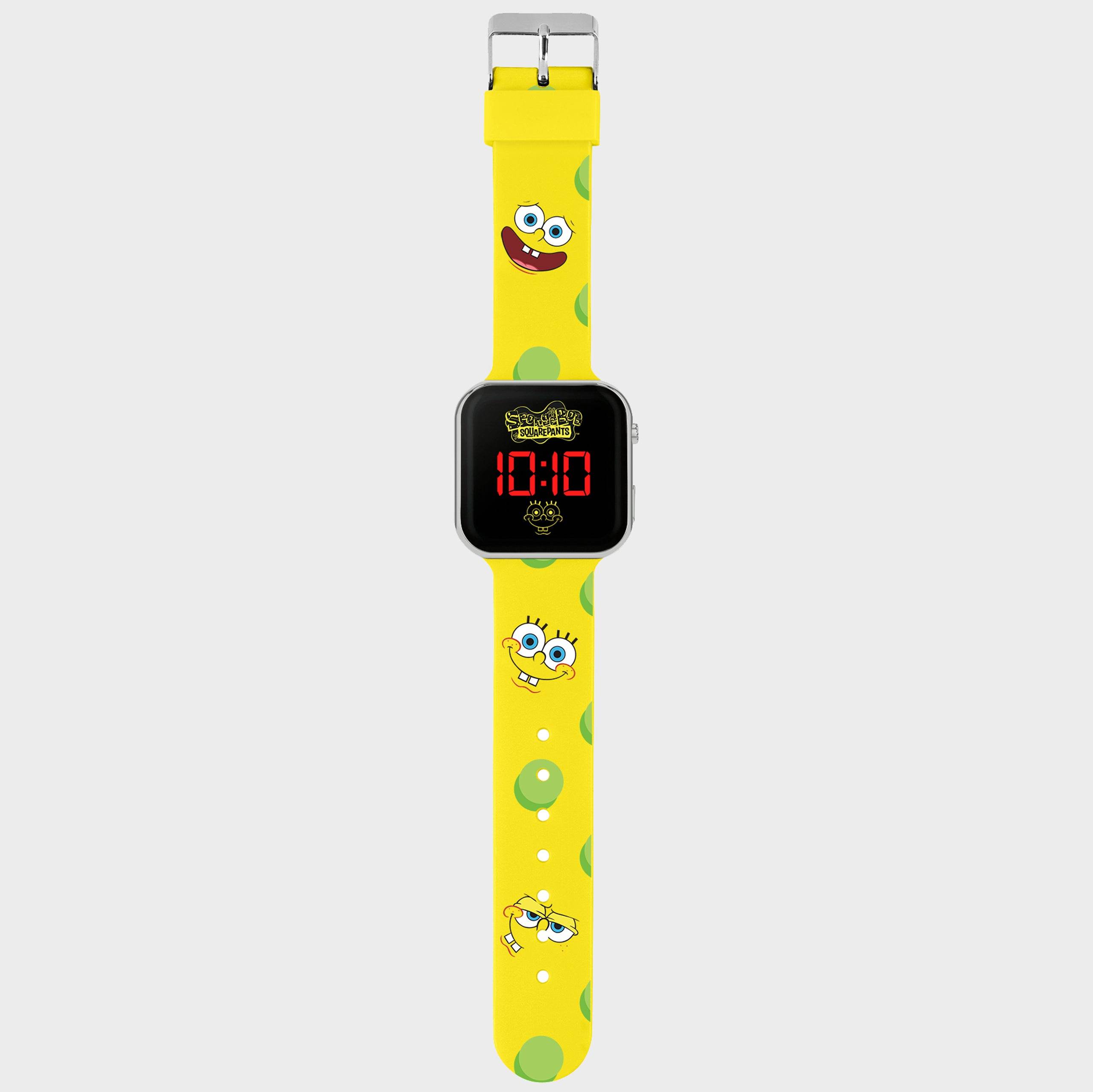 SpongeBob Printed Strap LED Watch - Character.com