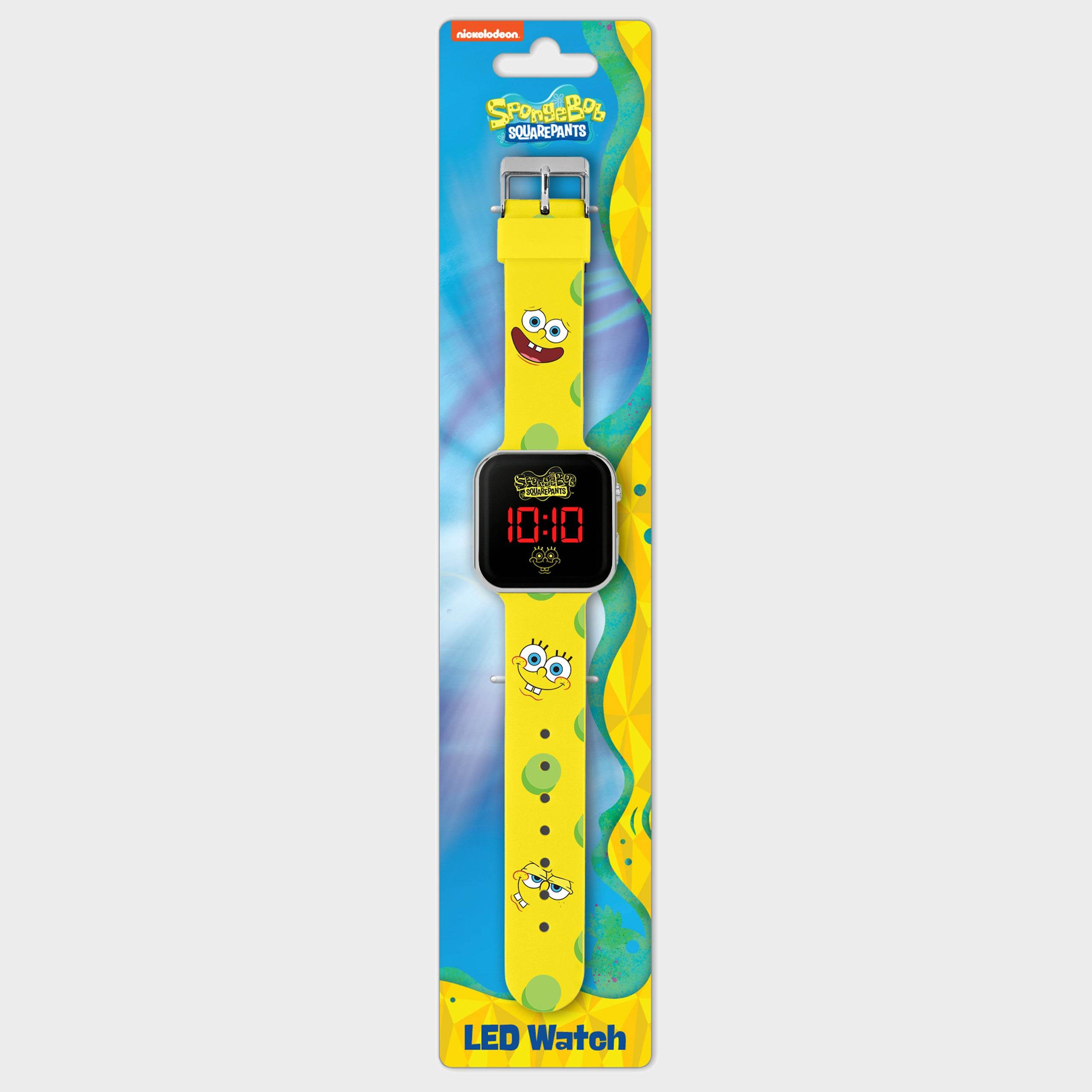 SpongeBob Printed Strap LED Watch - Character.com