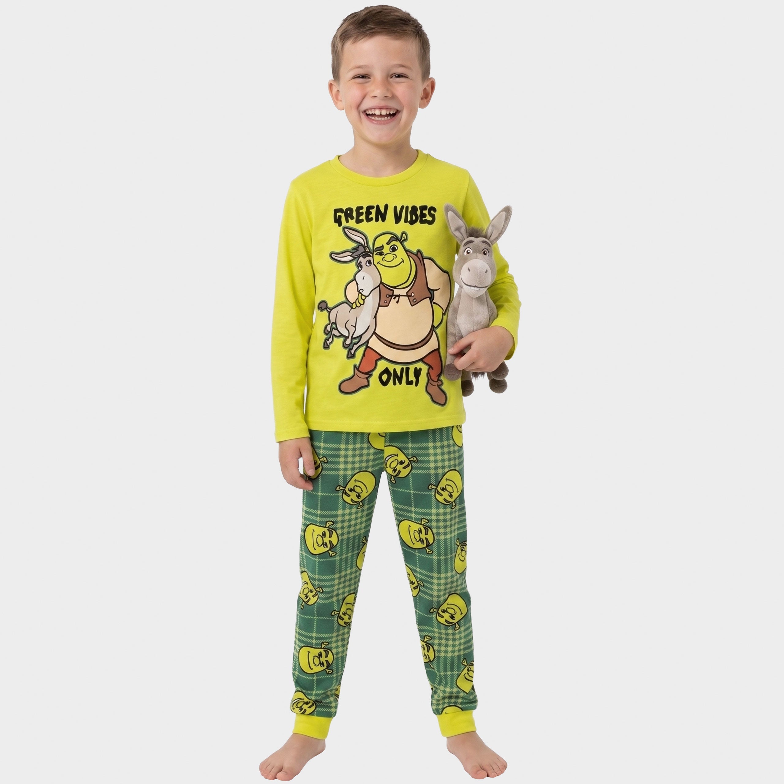 Shrek Green Vibes Only Long Pyjamas