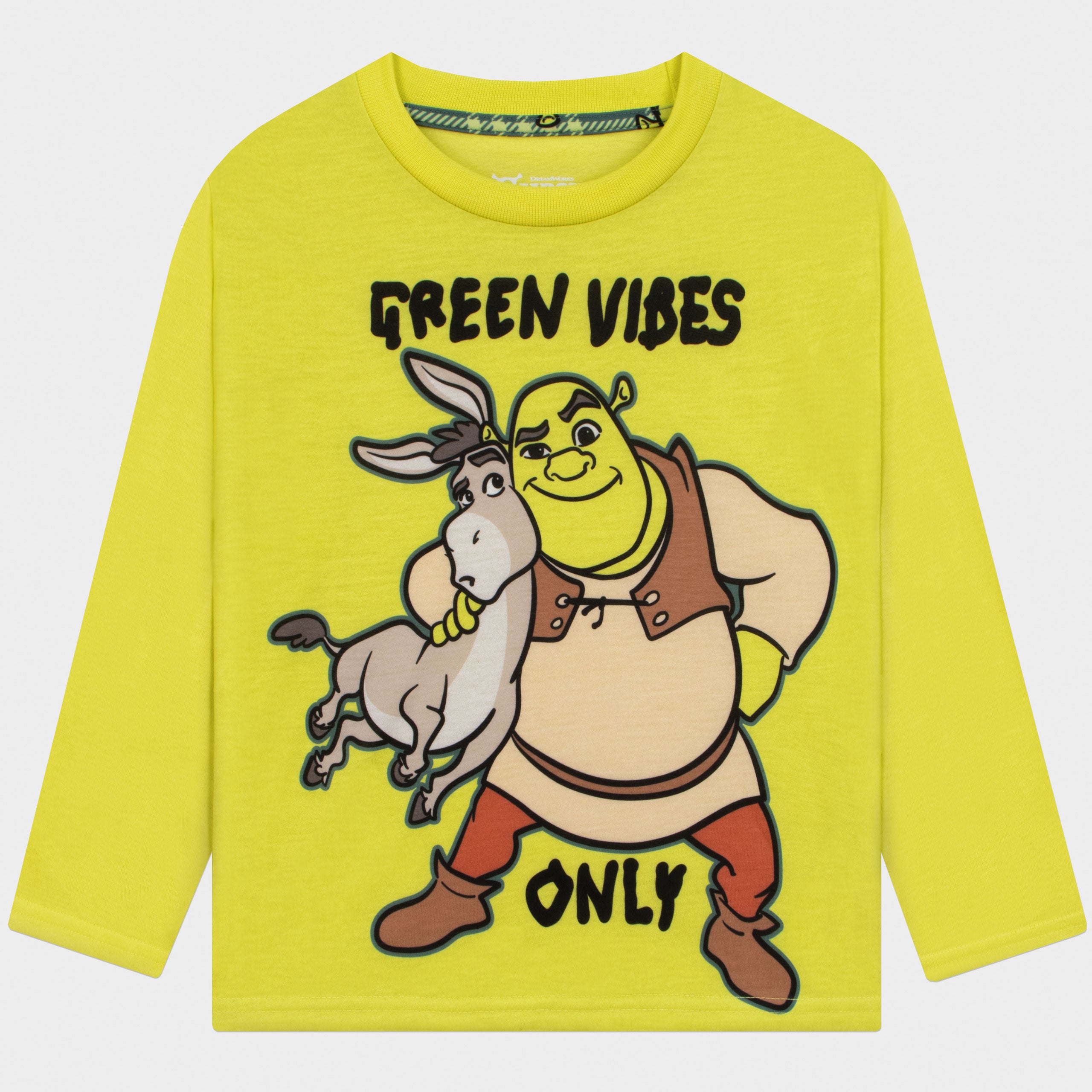 Shrek Green Vibes Only Long Pyjamas