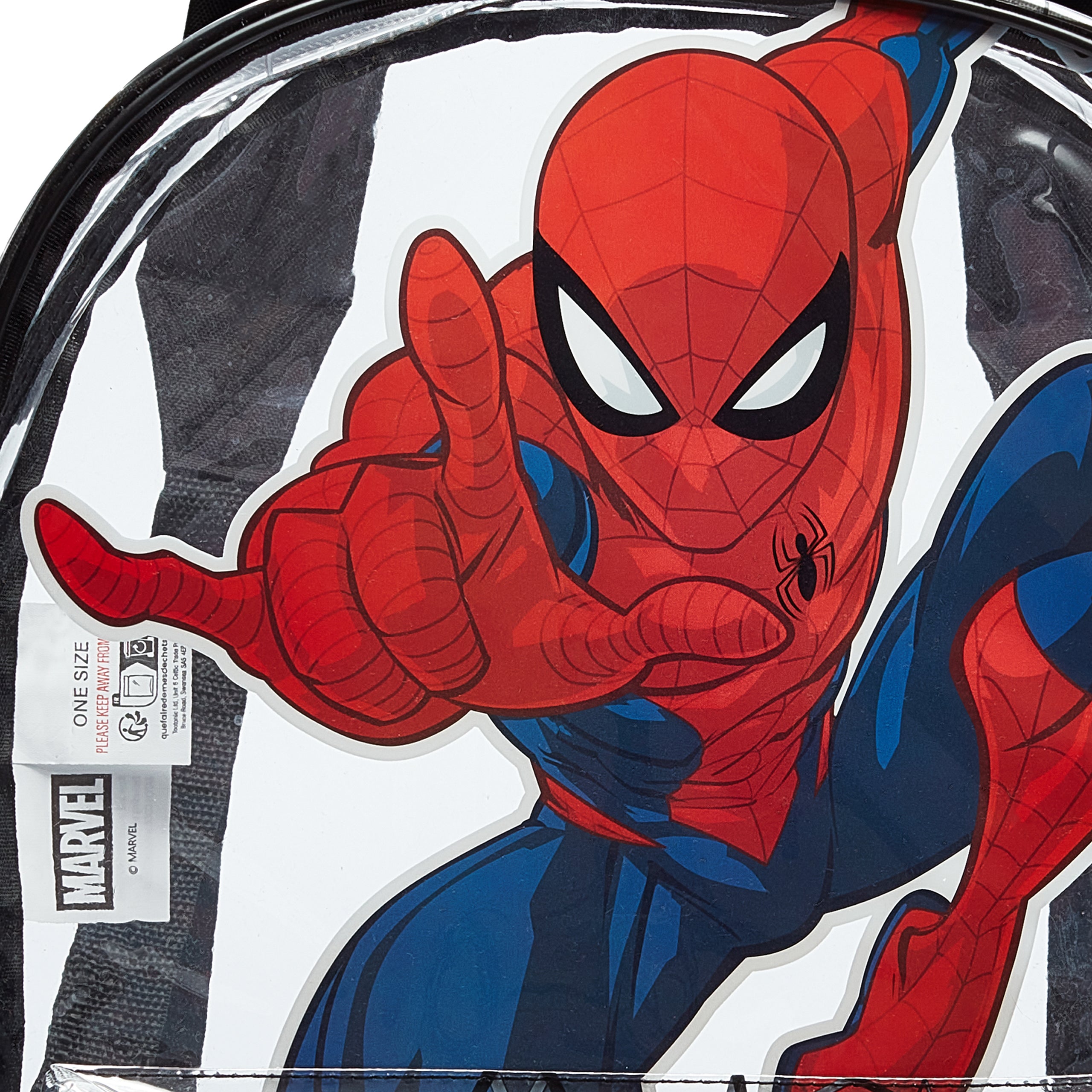 Marvel Spider-Man Clear Backpack