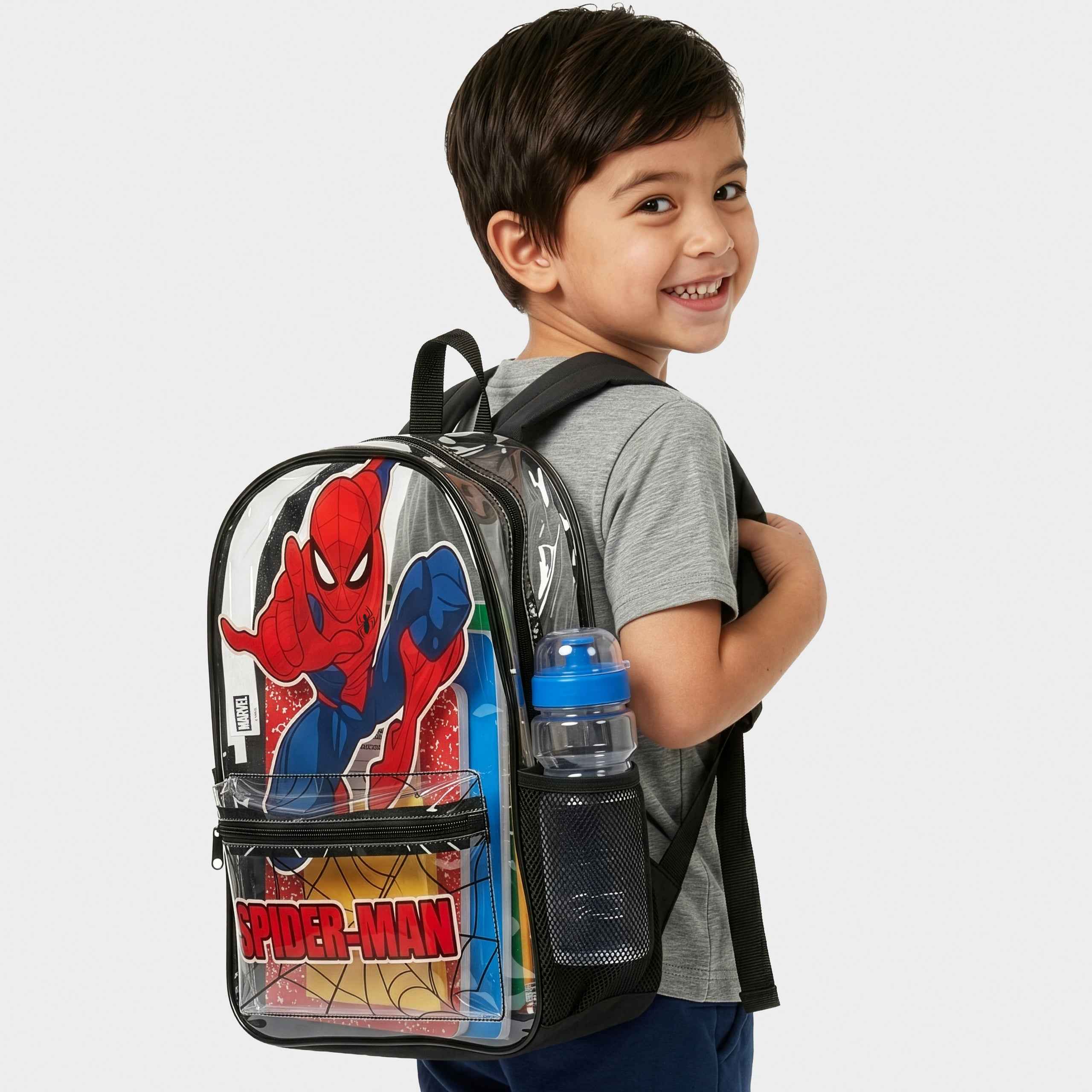 Marvel Spider-Man Clear Backpack