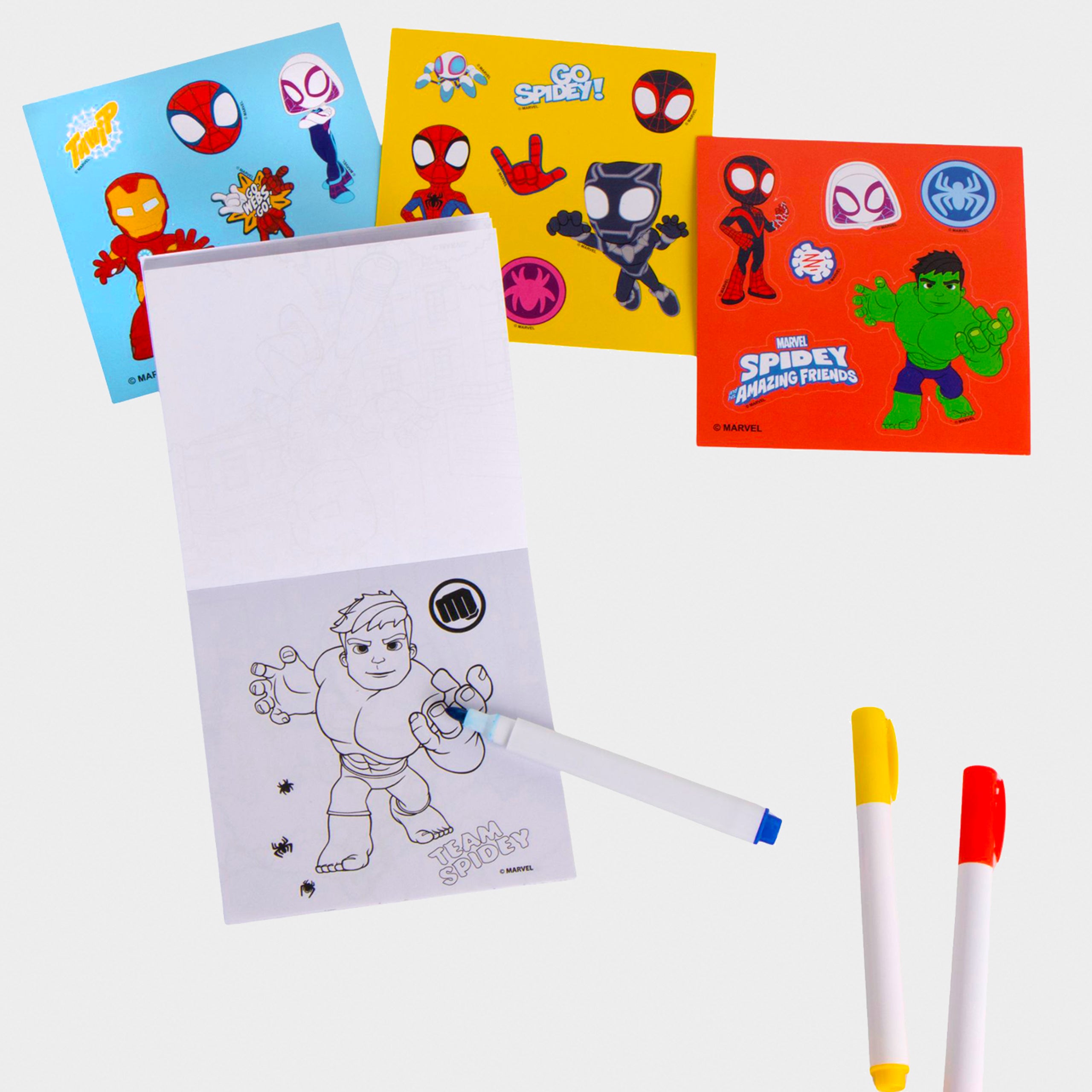 Spidey And His Amazing Friends Colour In Backpack Set