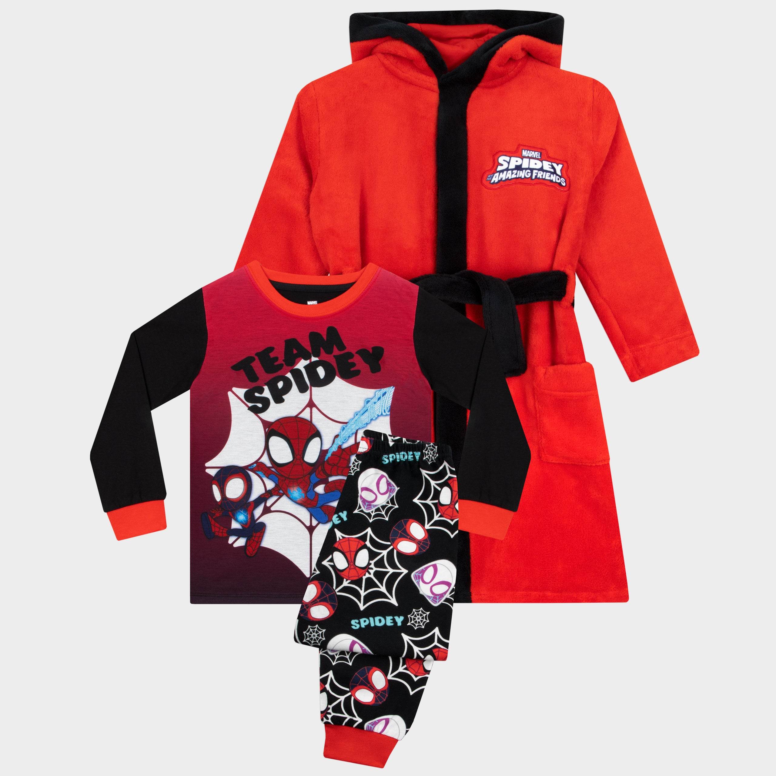 Spidey And Friends Pyjamas And Dressing Gown - Character.com
