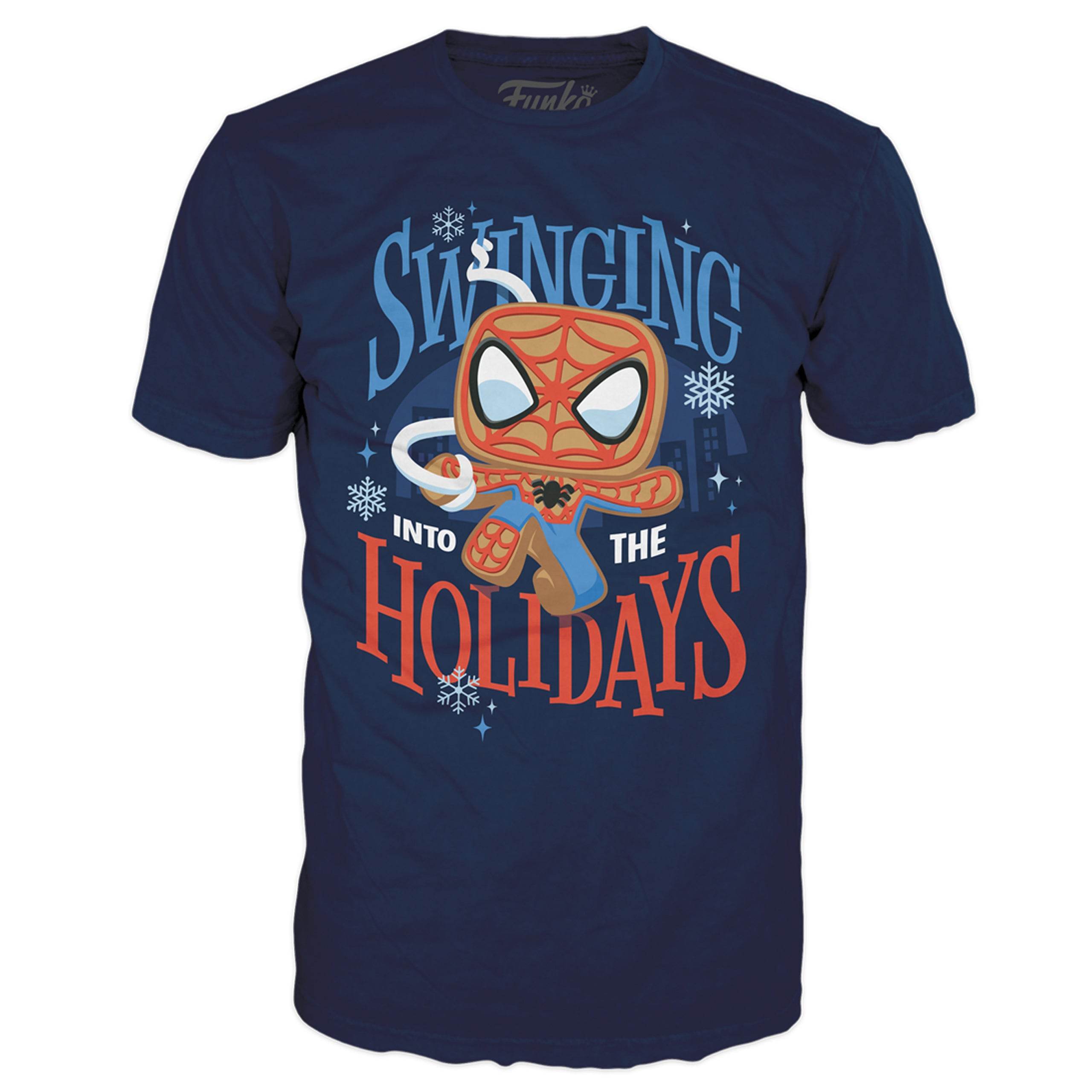 Funko Marvel Spiderman Christmas Pocket Pop And T-Shirt - Character.com