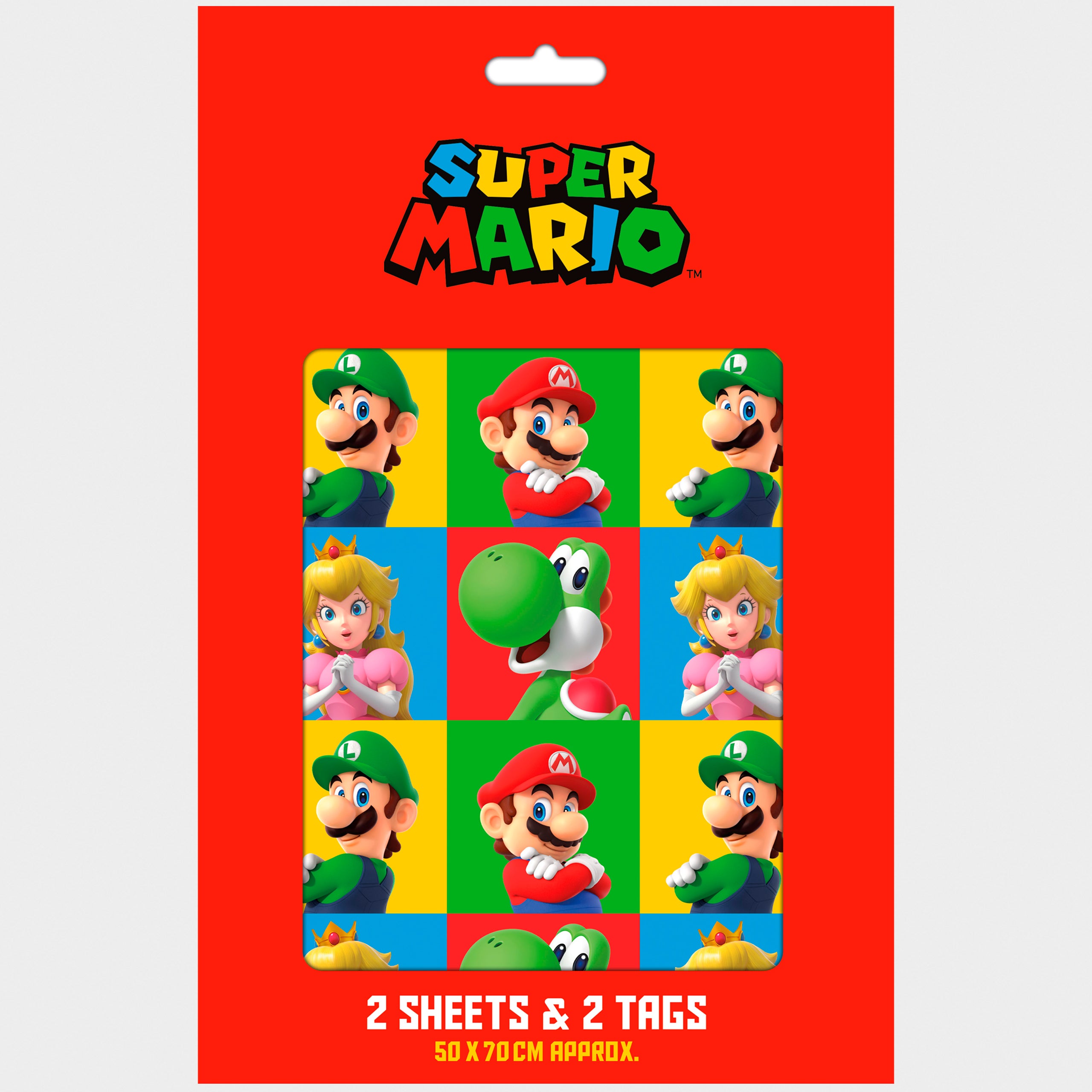 Super Mario Gift Wrap And Tags