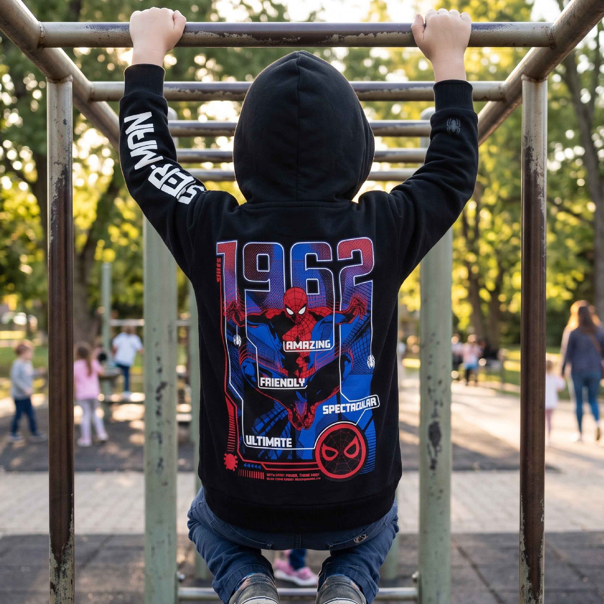 Marvel Spiderman Zip Thru Hoodie