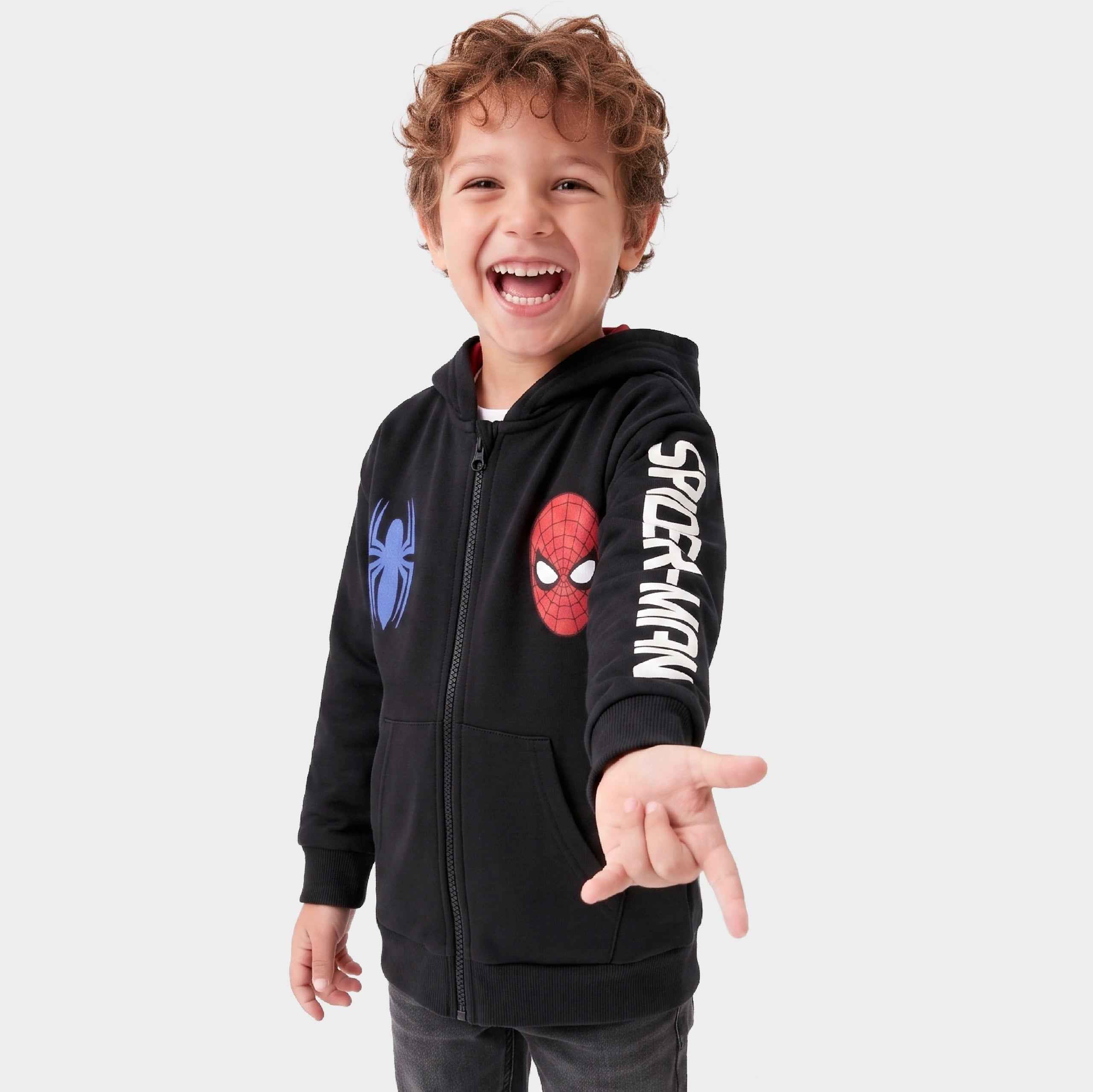 Marvel Spiderman Zip Thru Hoodie