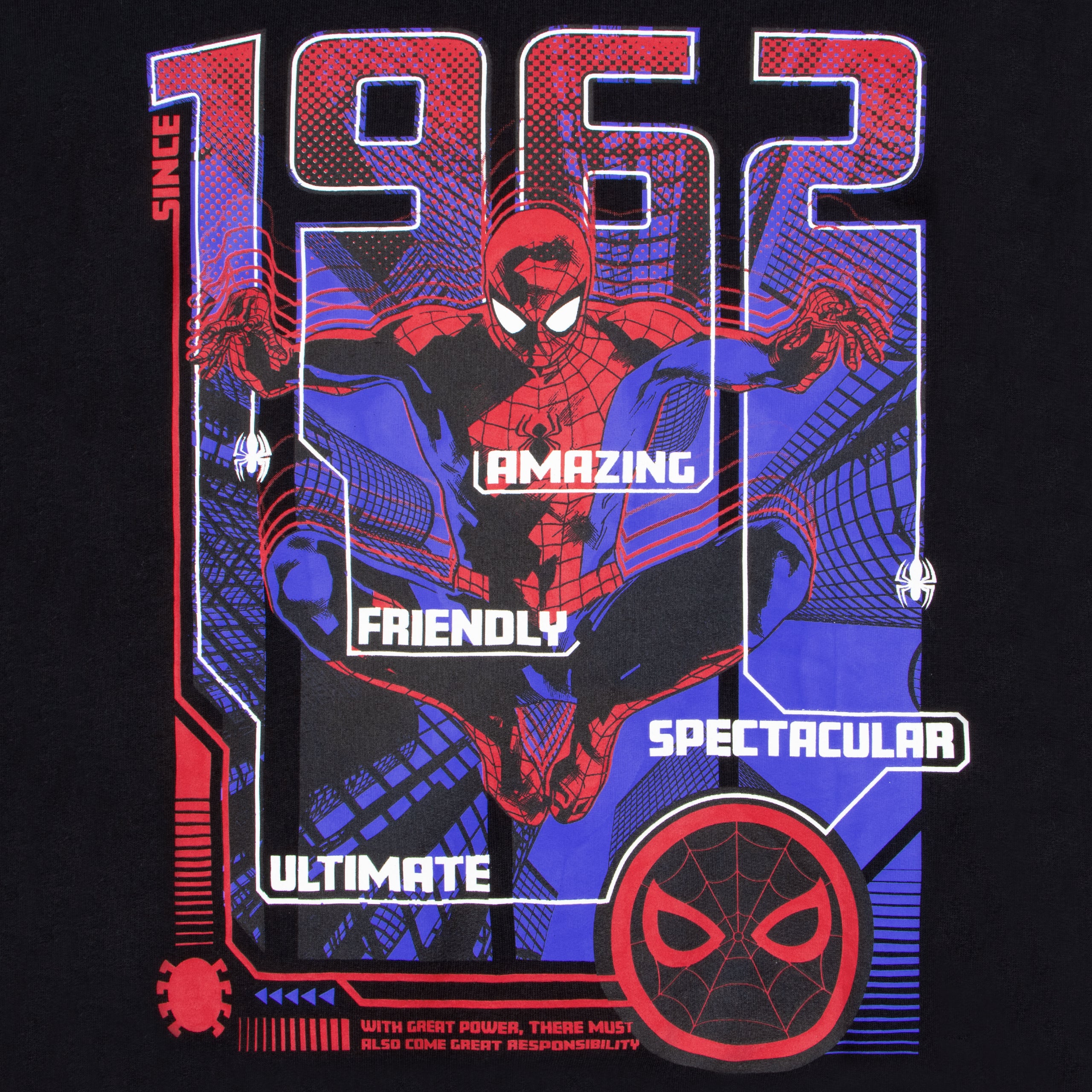 Marvel Spiderman Zip Thru Hoodie