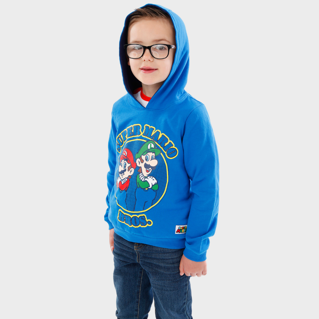 Boys Super Mario Hoodie Kids Character