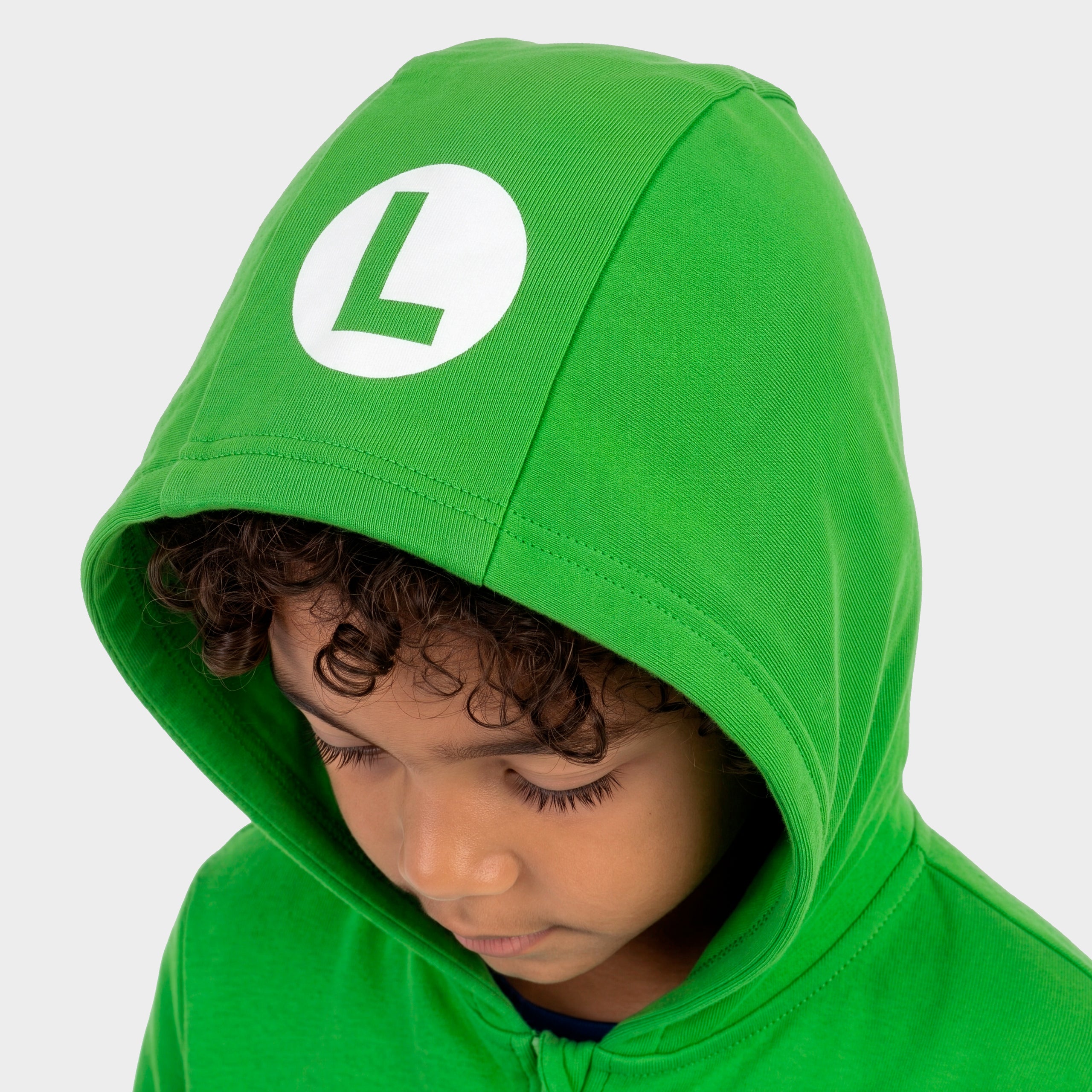 Zip Through Super Mario Hoodie - Luigi