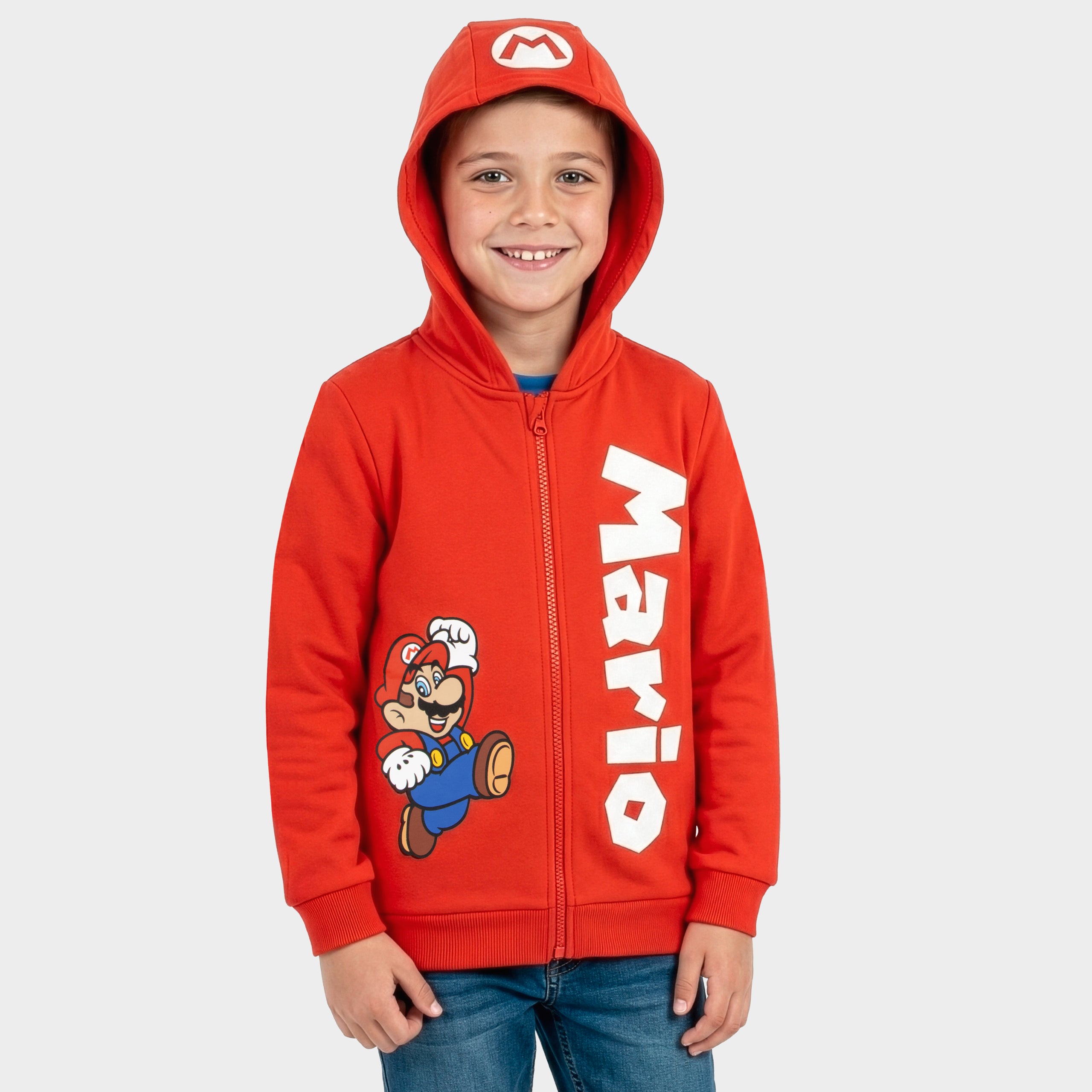 Zip Through Super Mario Hoodie