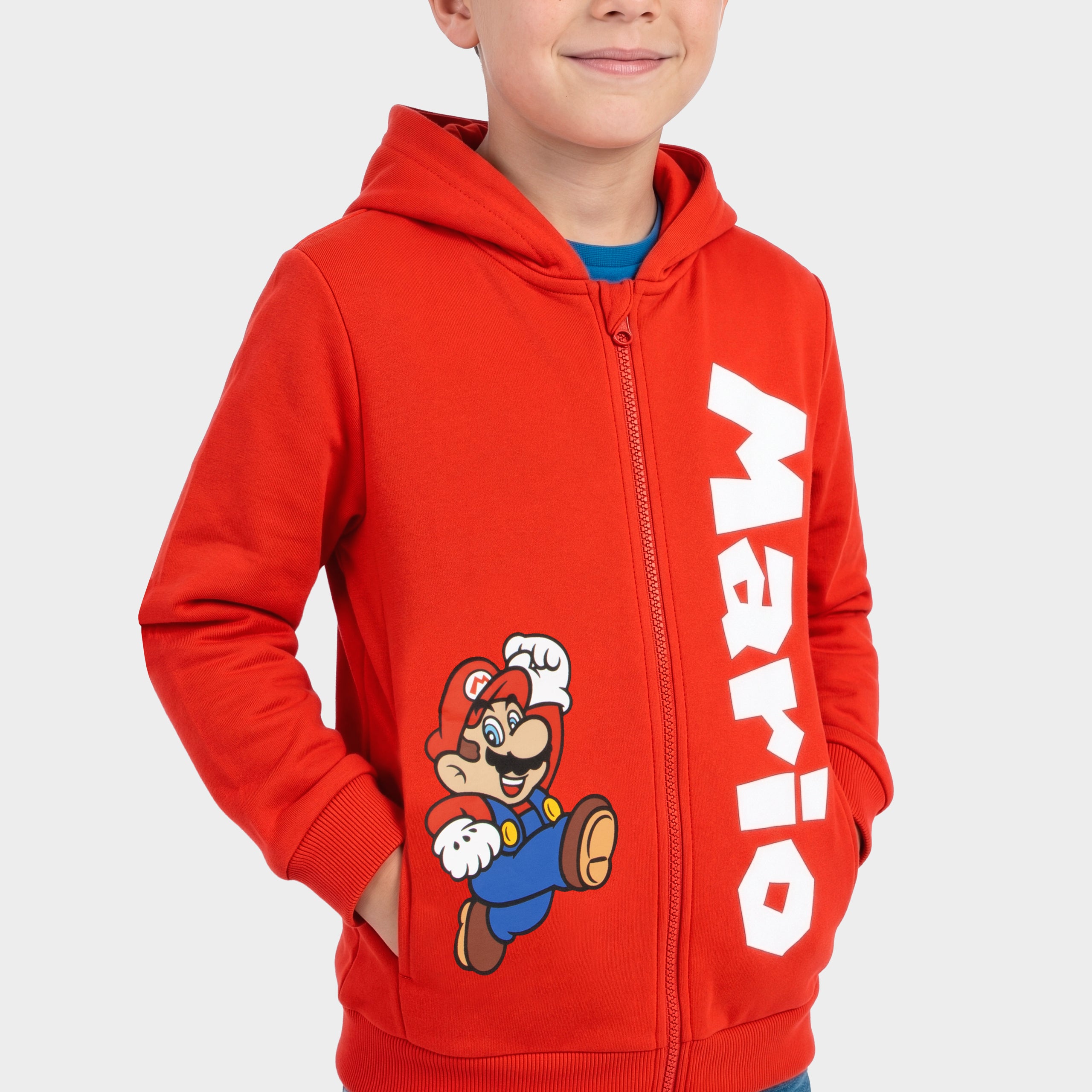 Zip Through Super Mario Hoodie