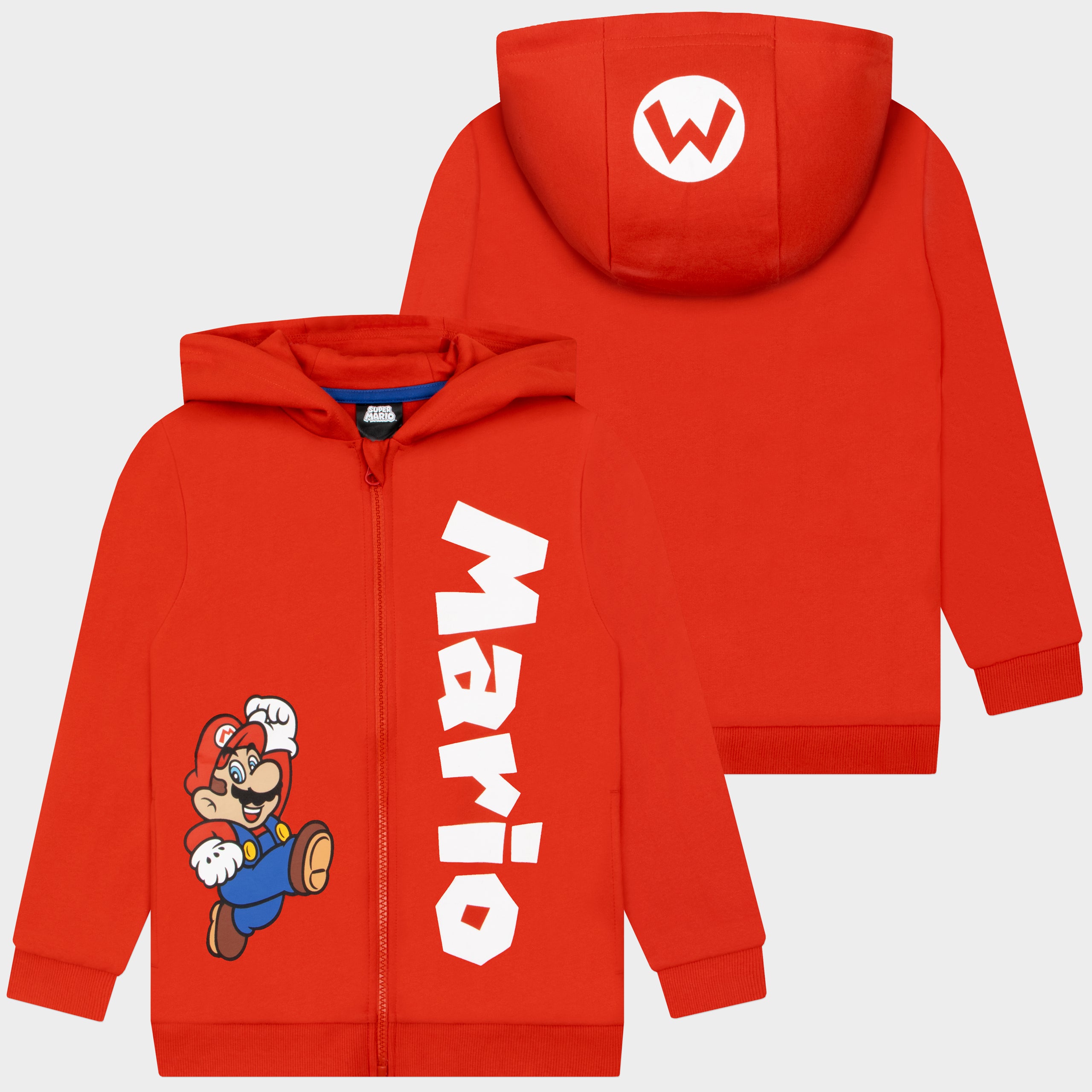 Zip Through Super Mario Hoodie