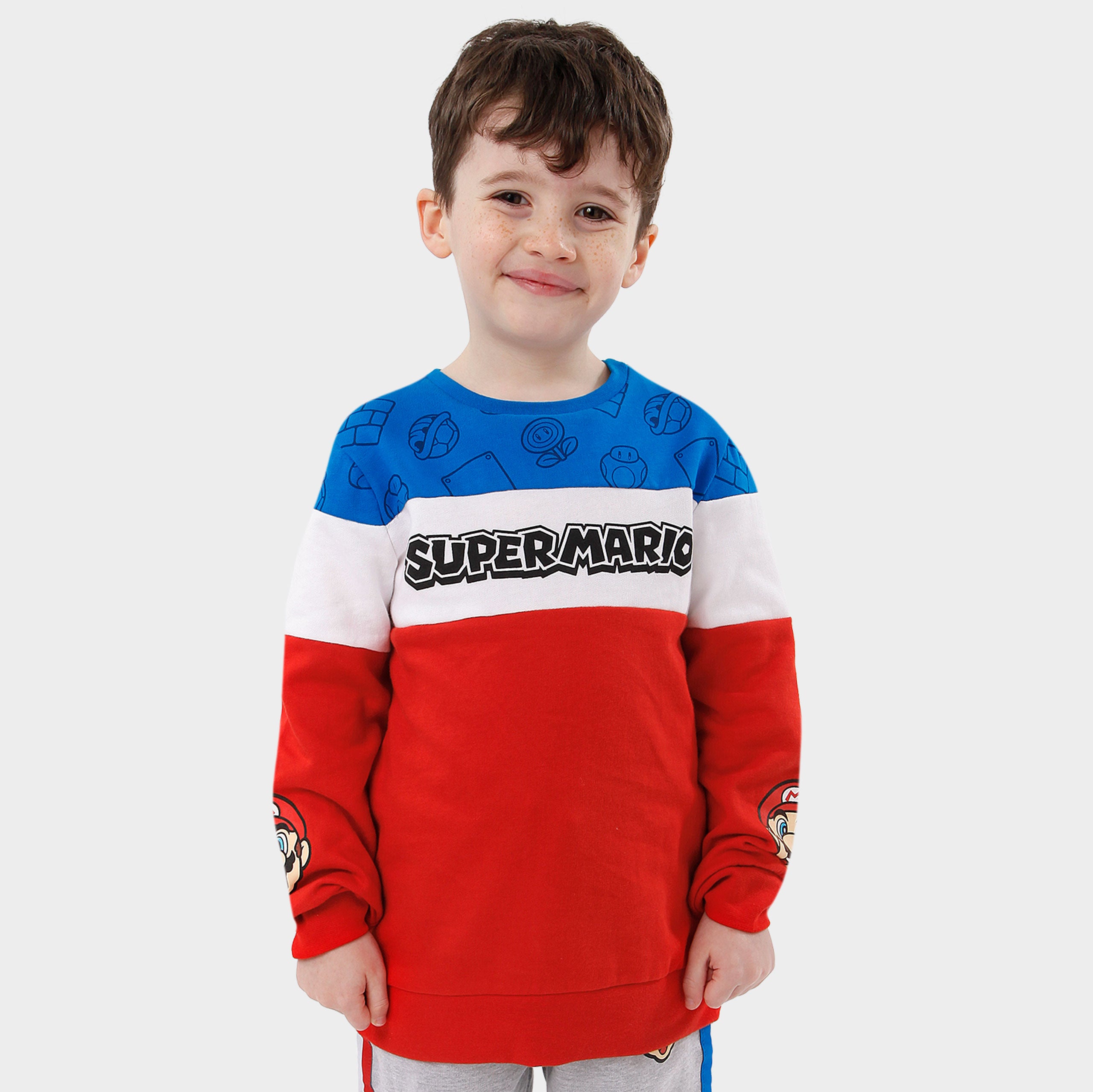 Super Mario Sweatshirt and Joggers Set