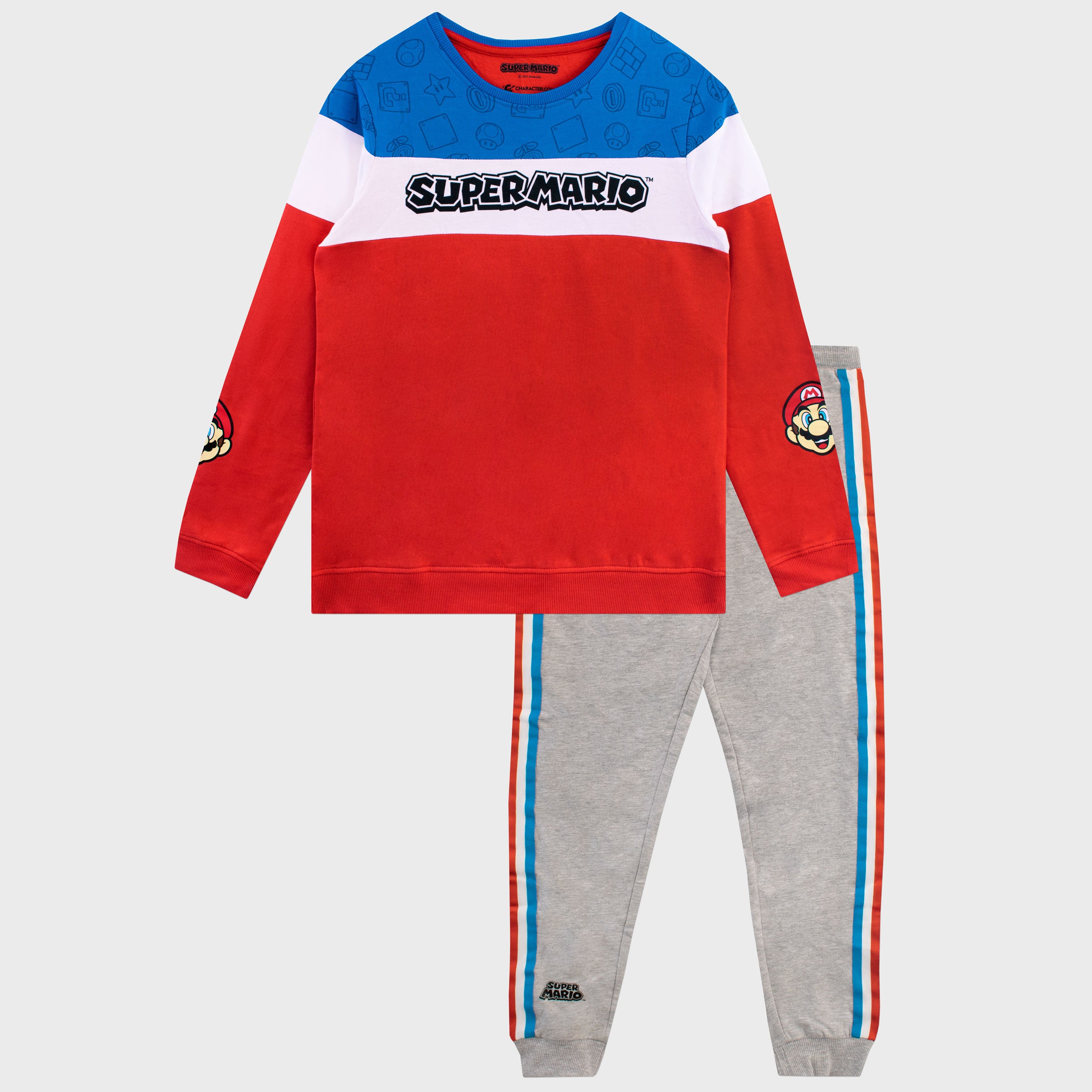 Super Mario Sweatshirt and Joggers Set