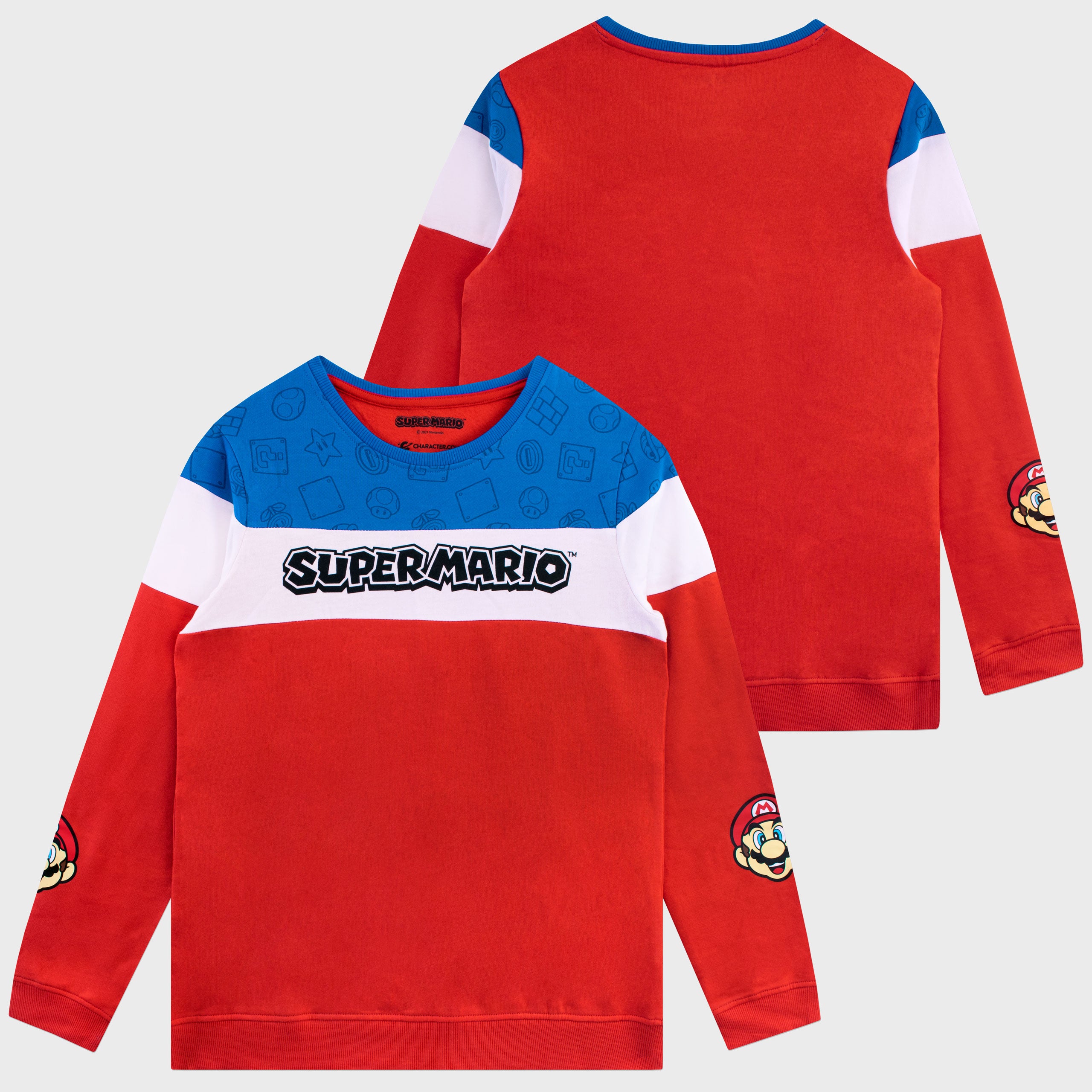 Super Mario Sweatshirt and Joggers Set