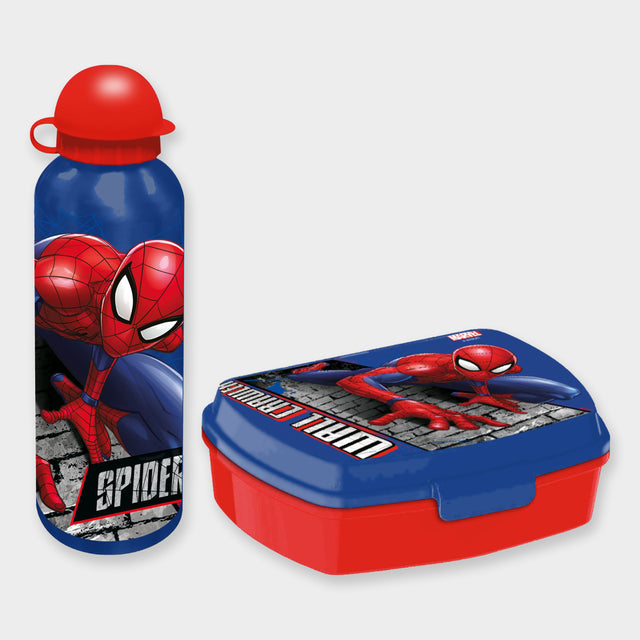 Spiderm-Man Lunchbox And Water Bottle