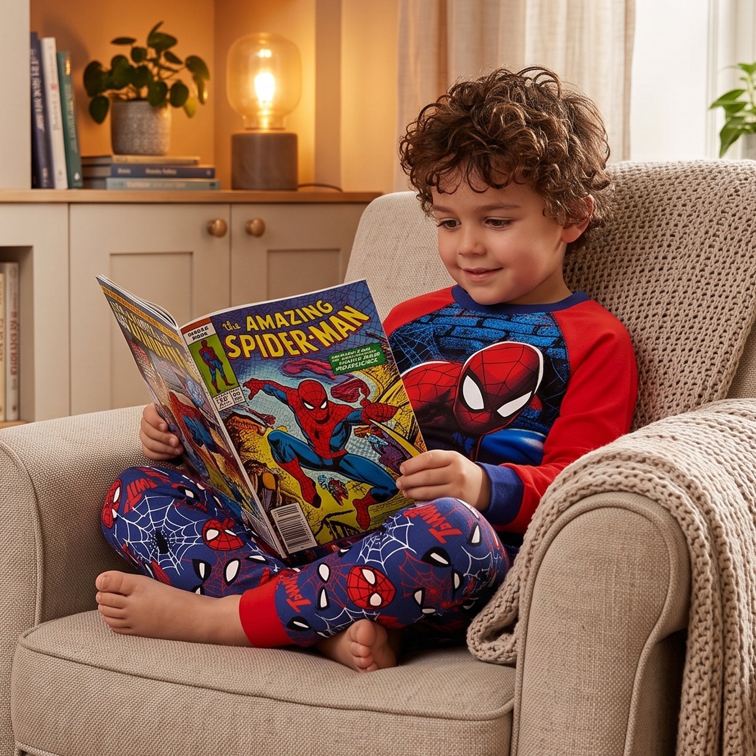 Spiderman Boys Pyjama Set - Snuggle Fit