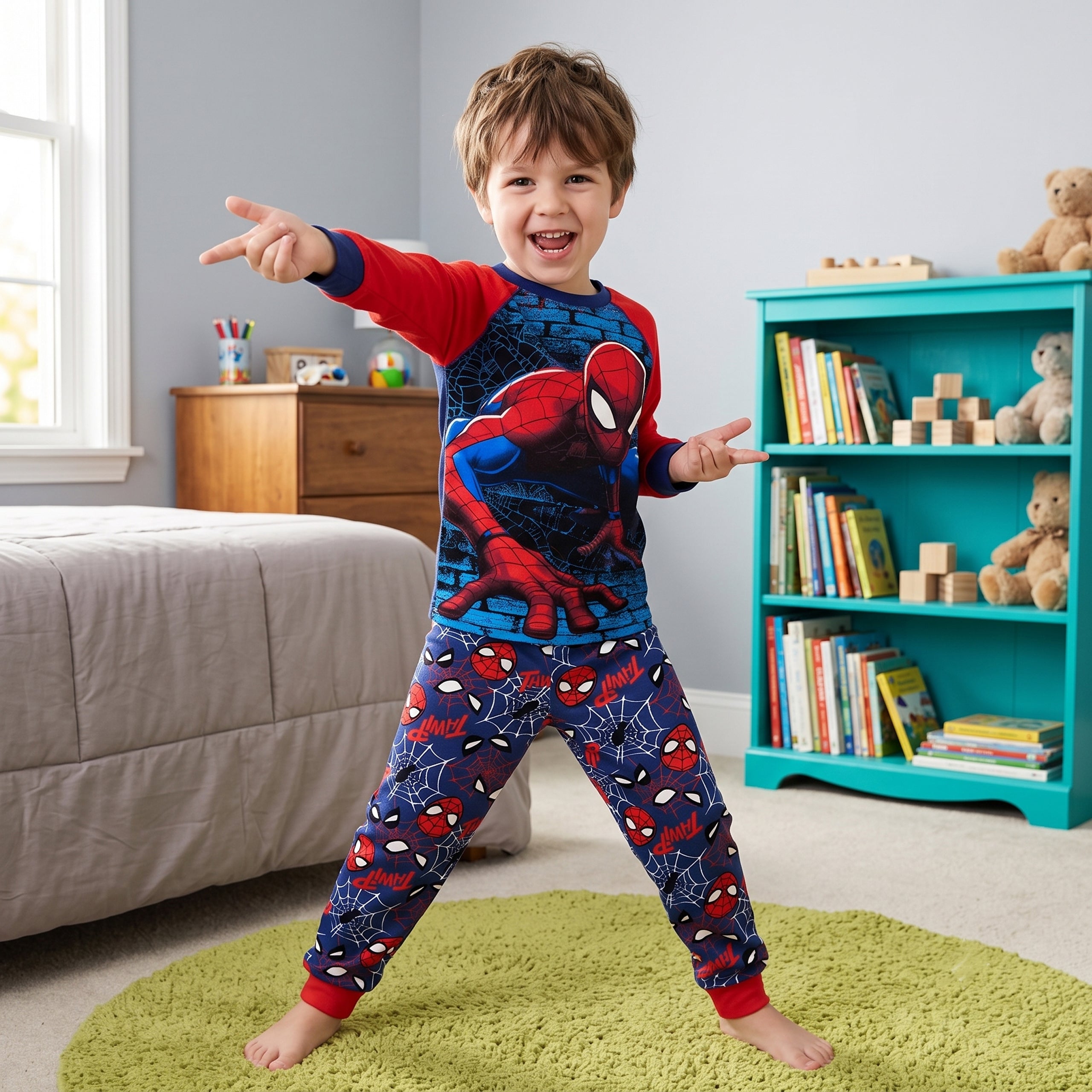 Spiderman Boys Pyjama Set - Snuggle Fit
