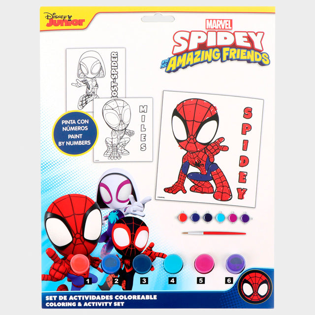 Spidey And His Amazing Friends Paint By Numbers