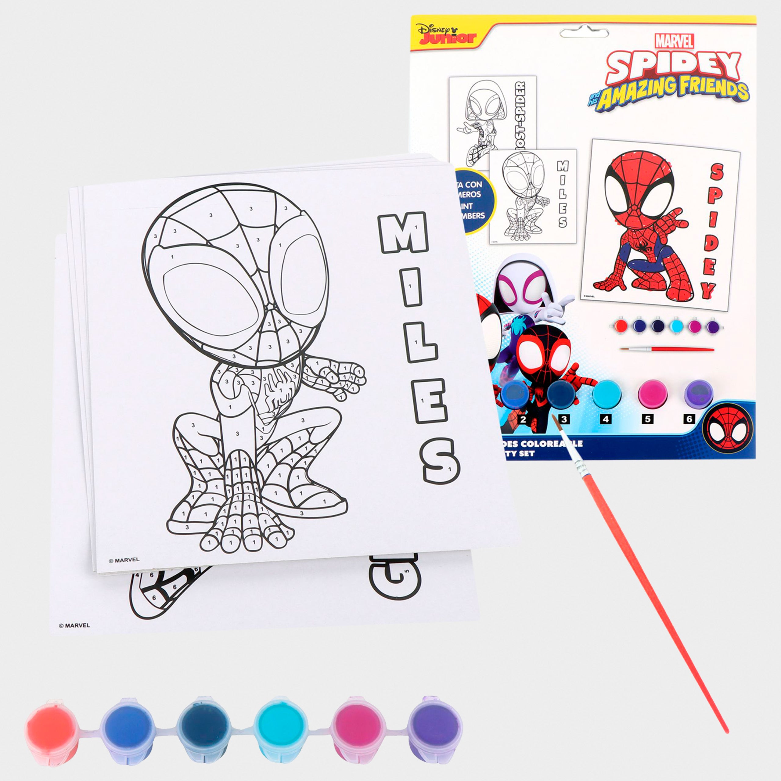 Spidey And His Amazing Friends Paint By Numbers