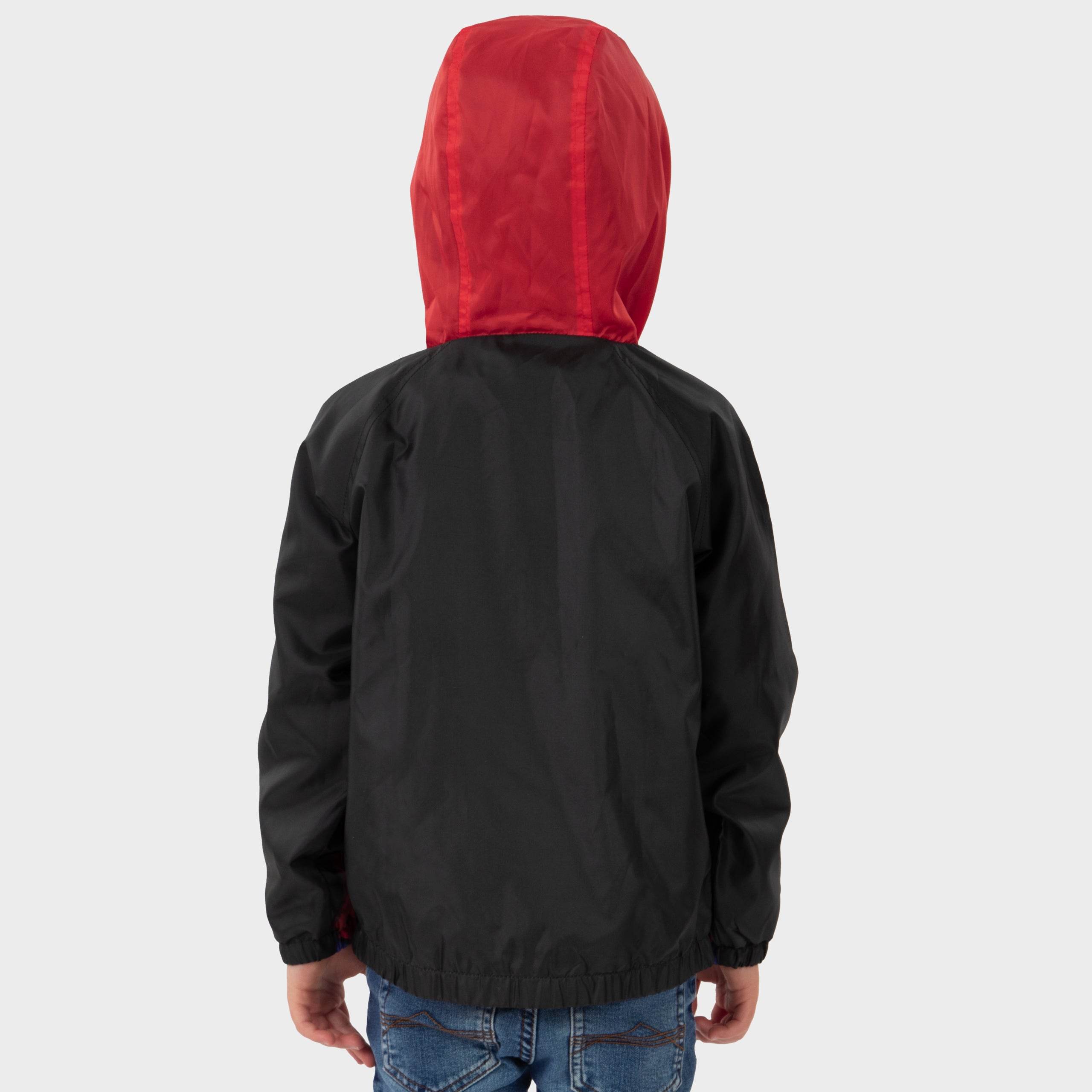 Boys Spiderman Raincoat – Kids Rain Coat, Multicolored, One Size, Polyester