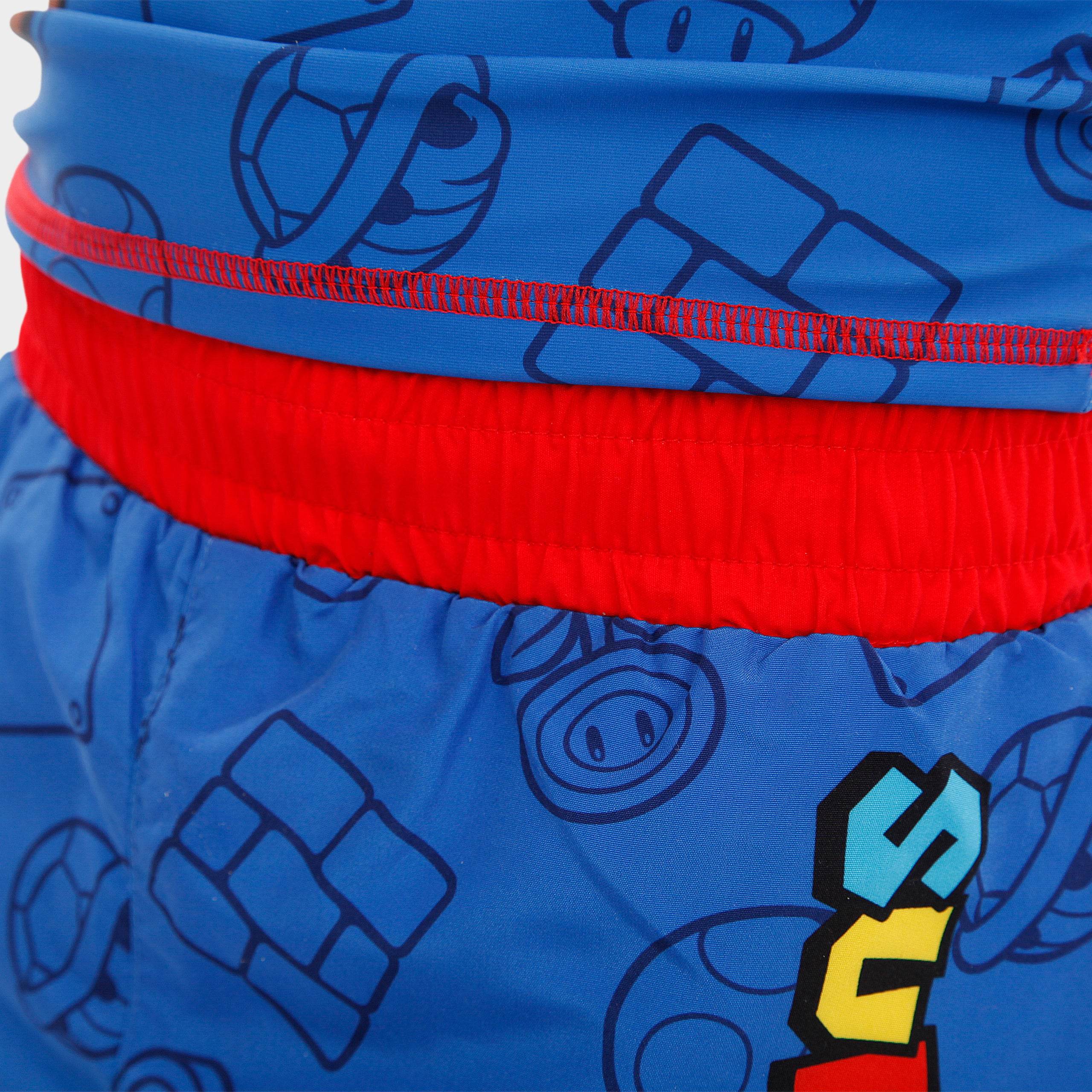 Super Mario Jongens Zwemset | Tweedelig Jongens Zwempak | Gaming Kinderen Rash Vest en Zwembroek | Blauw 152 Super Mario Jongens Zwemset | Tweedelig Jongens Zwempak | Gaming Kinderen Rash Vest en Zwembroek | Blauw 152