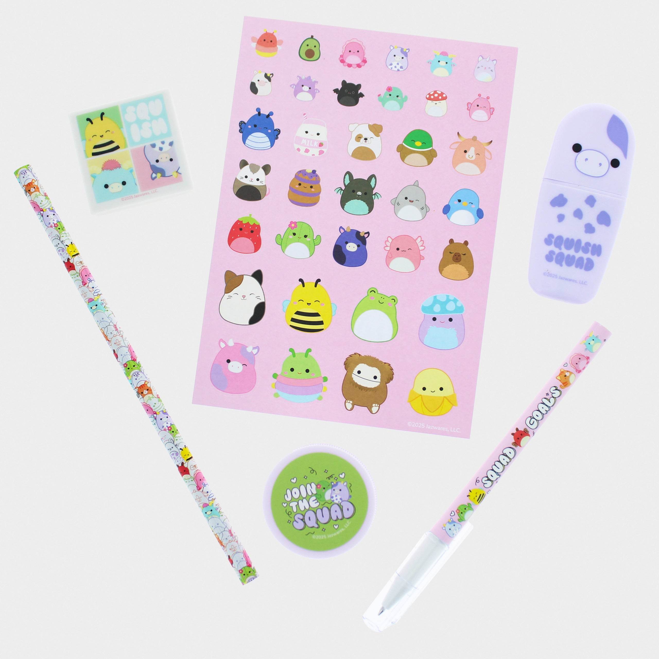 Squishmallows “Squad Goals” Super Stationery Set - Character.com