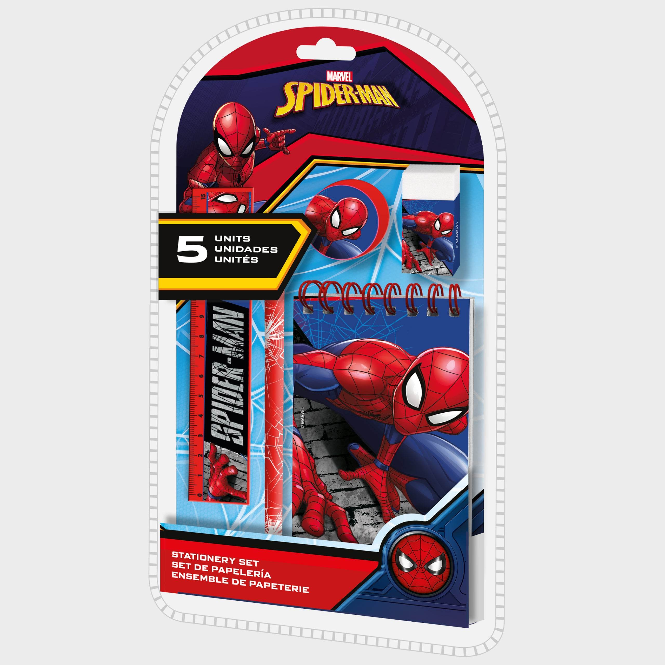 Spider-Man 5-Piece Stationery Set - Character.com