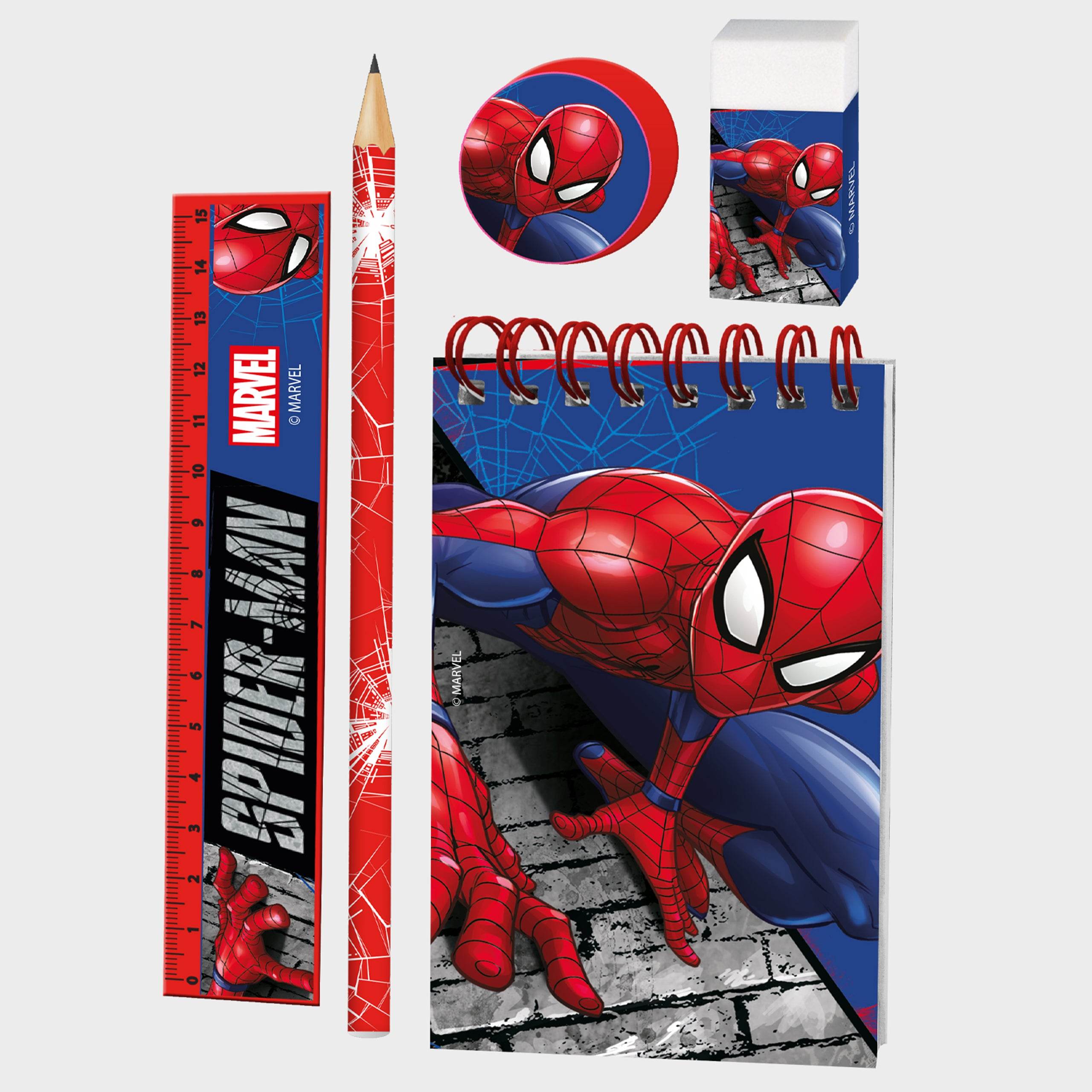 Spider-Man 5-Piece Stationery Set - Character.com