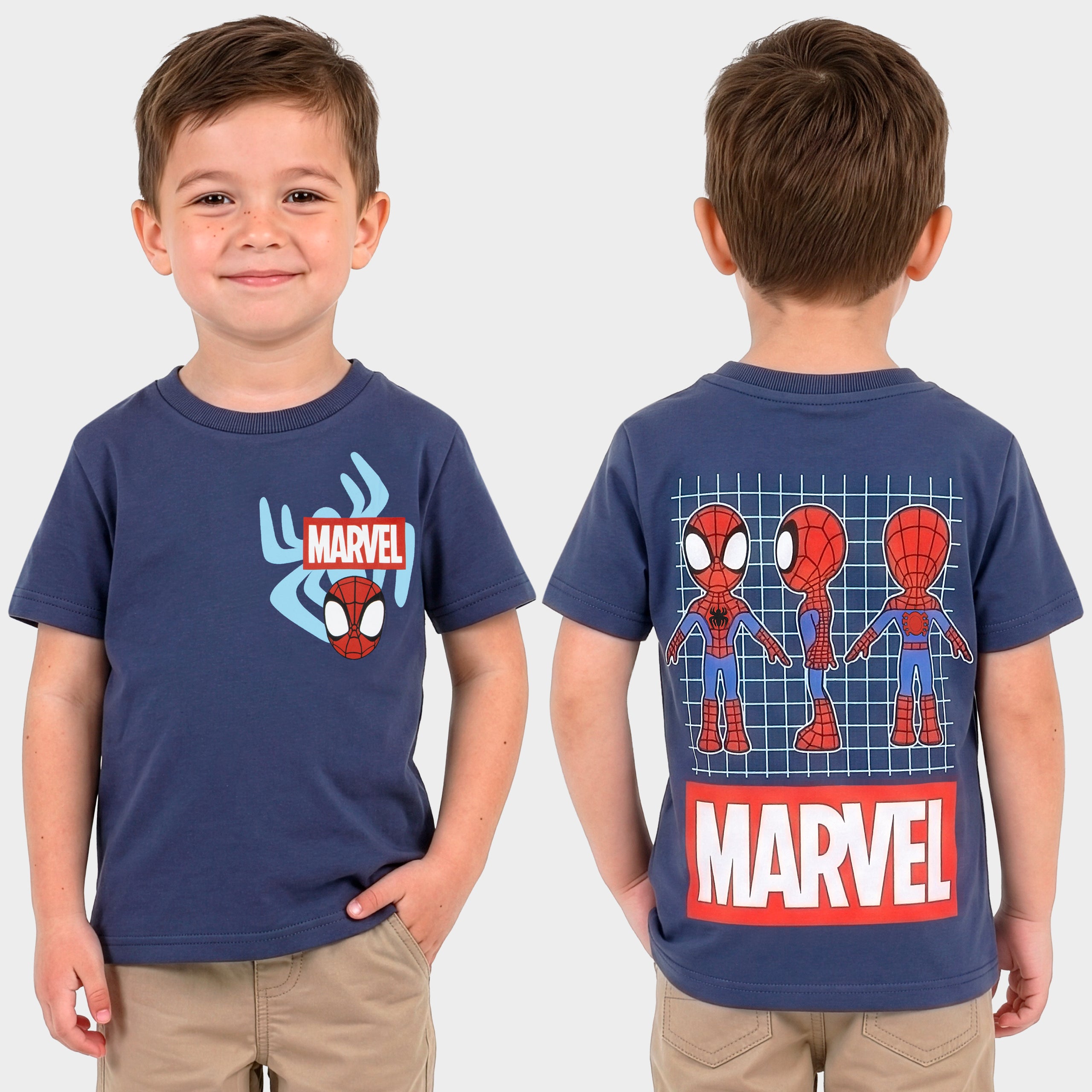 Marvel Spidey & His Amazing Friends 3 Pack T-Shirts