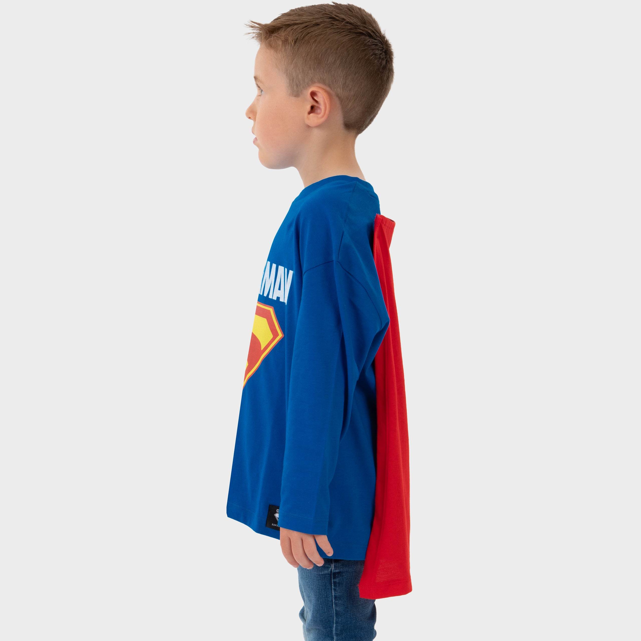 Superman Long Sleeve T-Shirt With Cape - Character.com