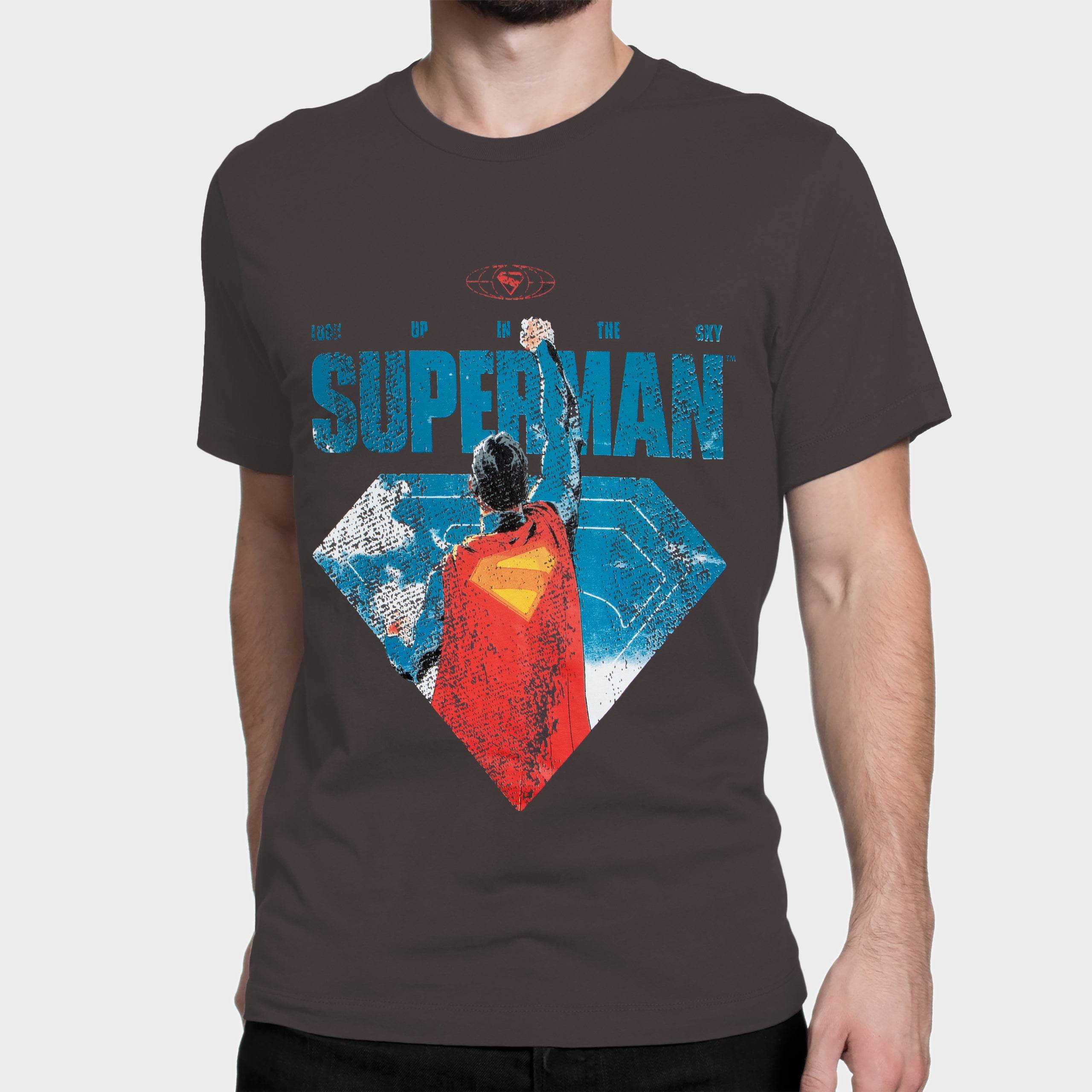 Superman Mesupmsts107 T-Shirt, Bianco, XS Uomo Superman Mesupmsts107 T-Shirt, Bianco, XS Uomo