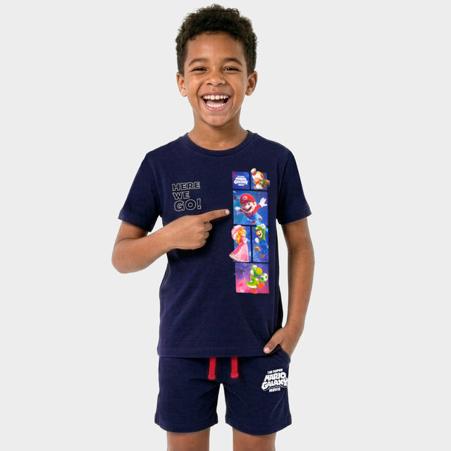 The Super Mario Galaxy Movie T-Shirt And Shorts Set