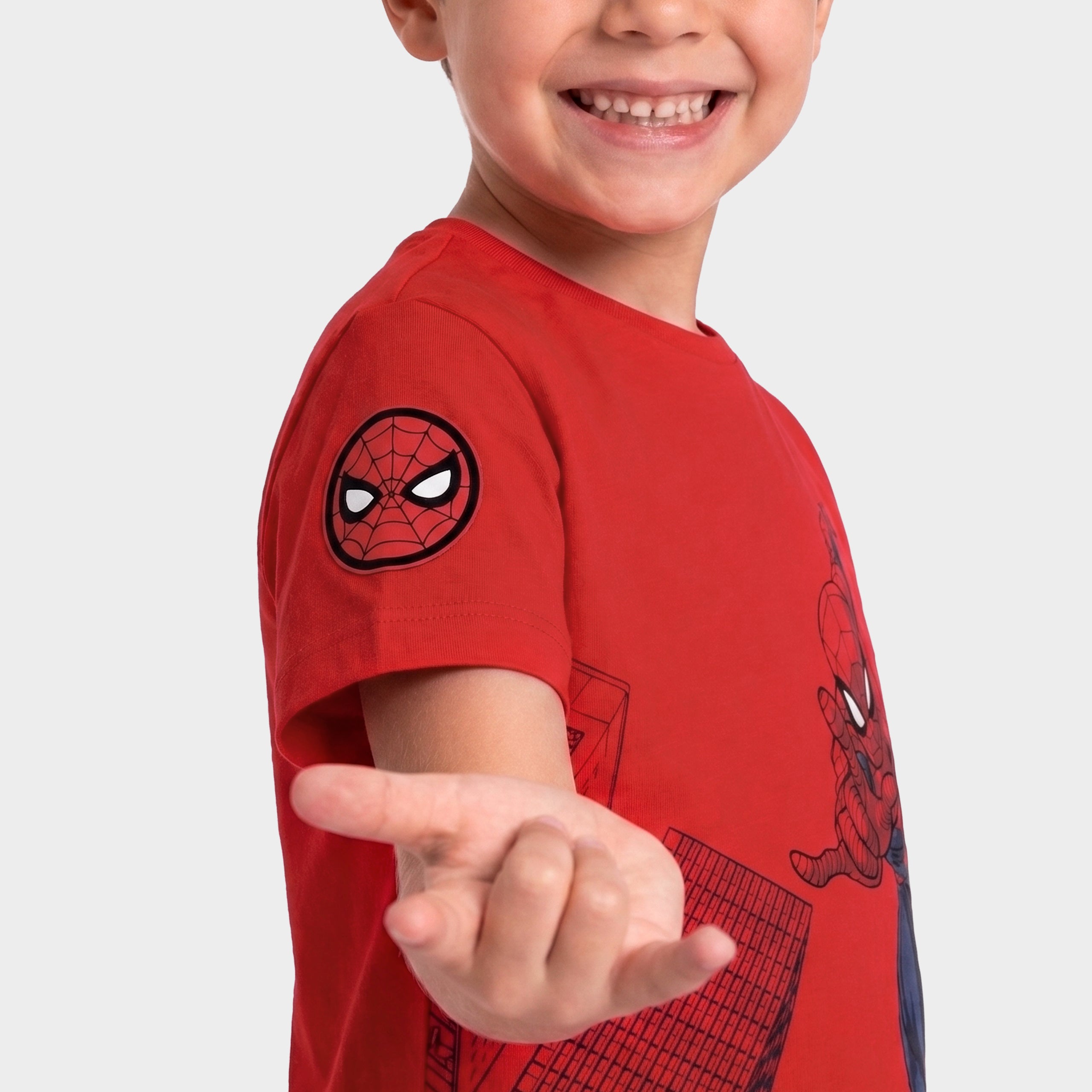 Boys Red Spider-Man T-Shirt