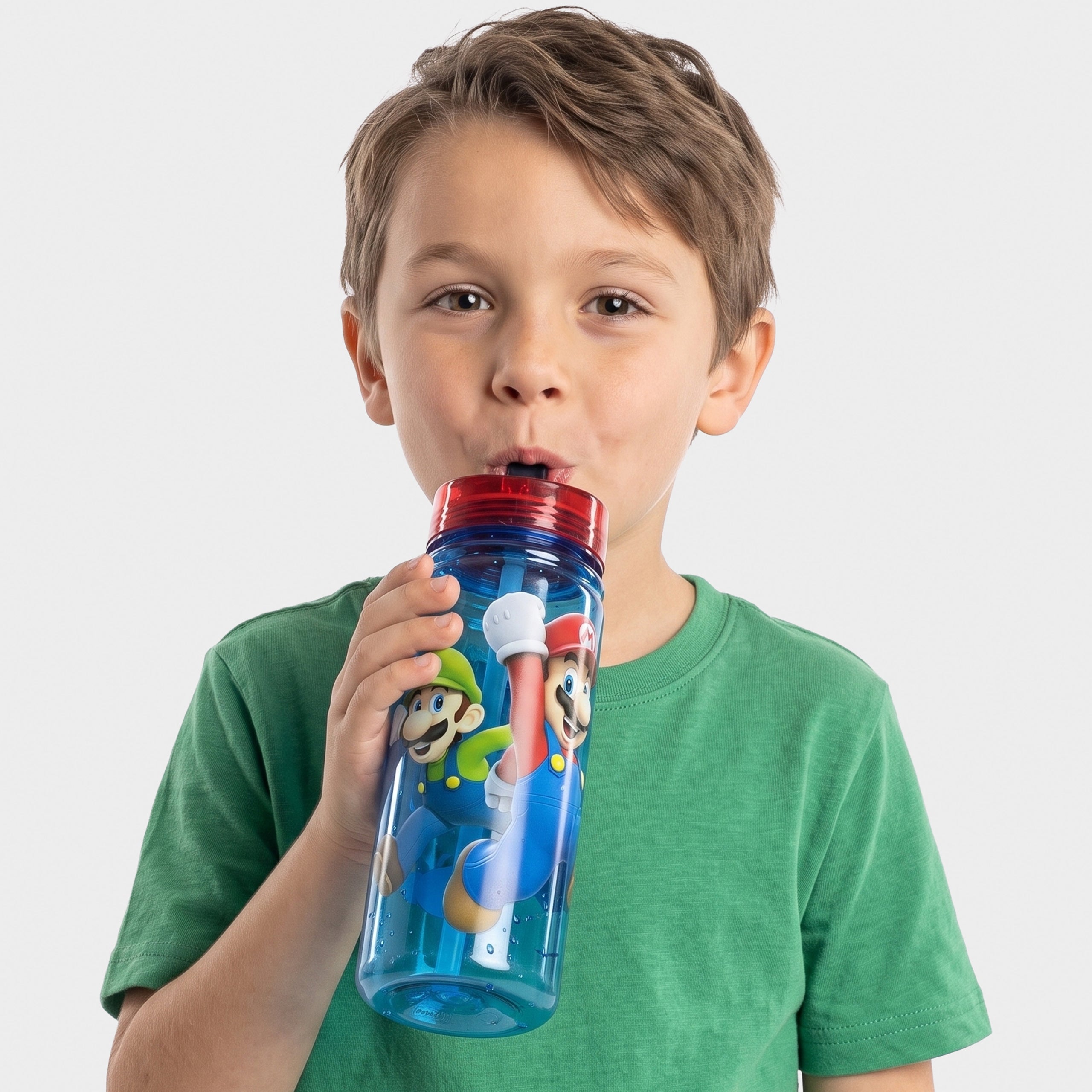 Super Mario And Luigi Water Bottle