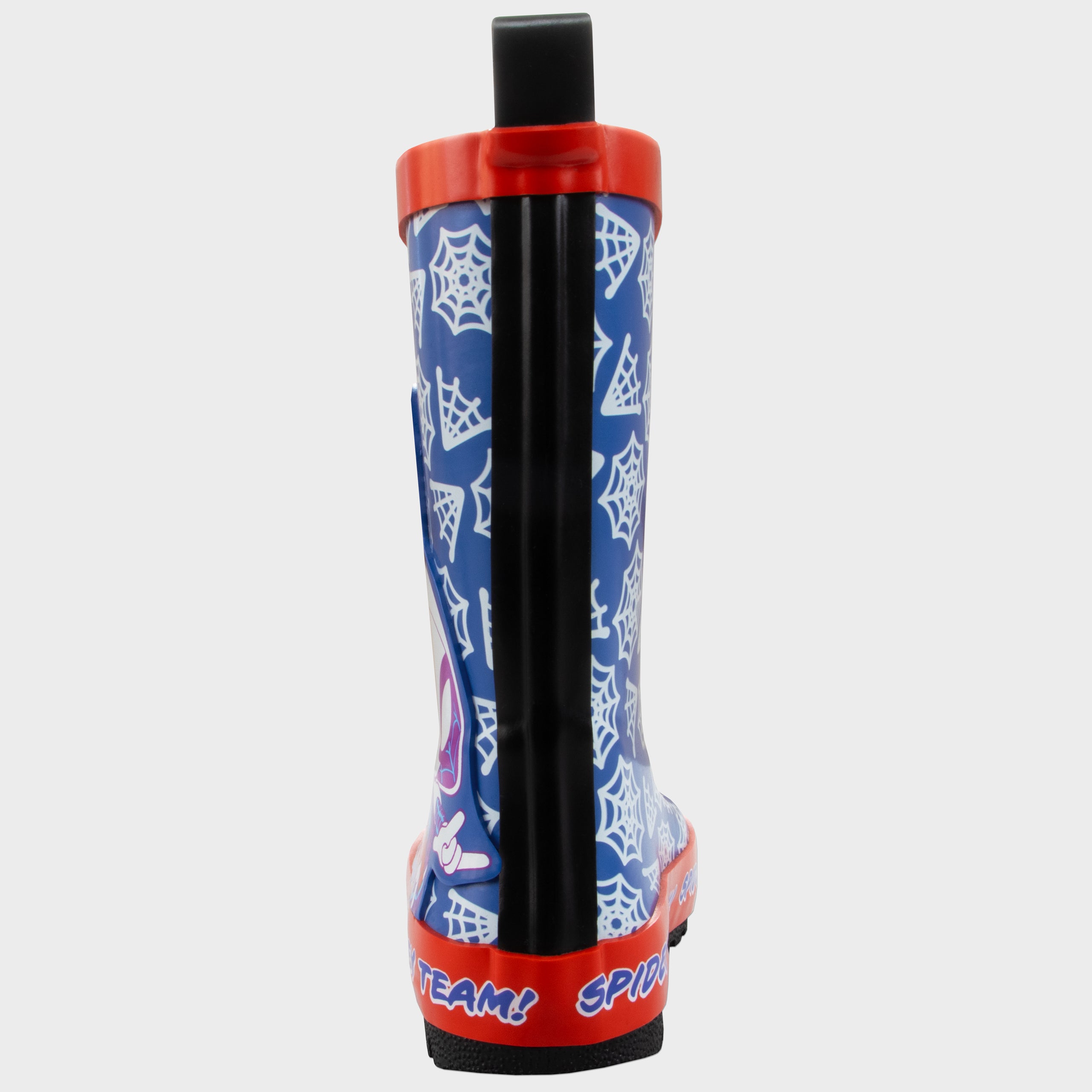 Marvel Spiderman Wellington-laarzen voor jongens | Regenlaarzen voor kinderen met Spiderman-karakter en webprint in blauw en rood | Waterbestendige rubberen treklaarzen voor kinderen Marvel Spiderman Wellington-laarzen voor jongens | Regenlaarzen voor kinderen met Spiderman-karakter en webprint in blauw en rood | Waterbestendige rubberen treklaarzen voor kinderen