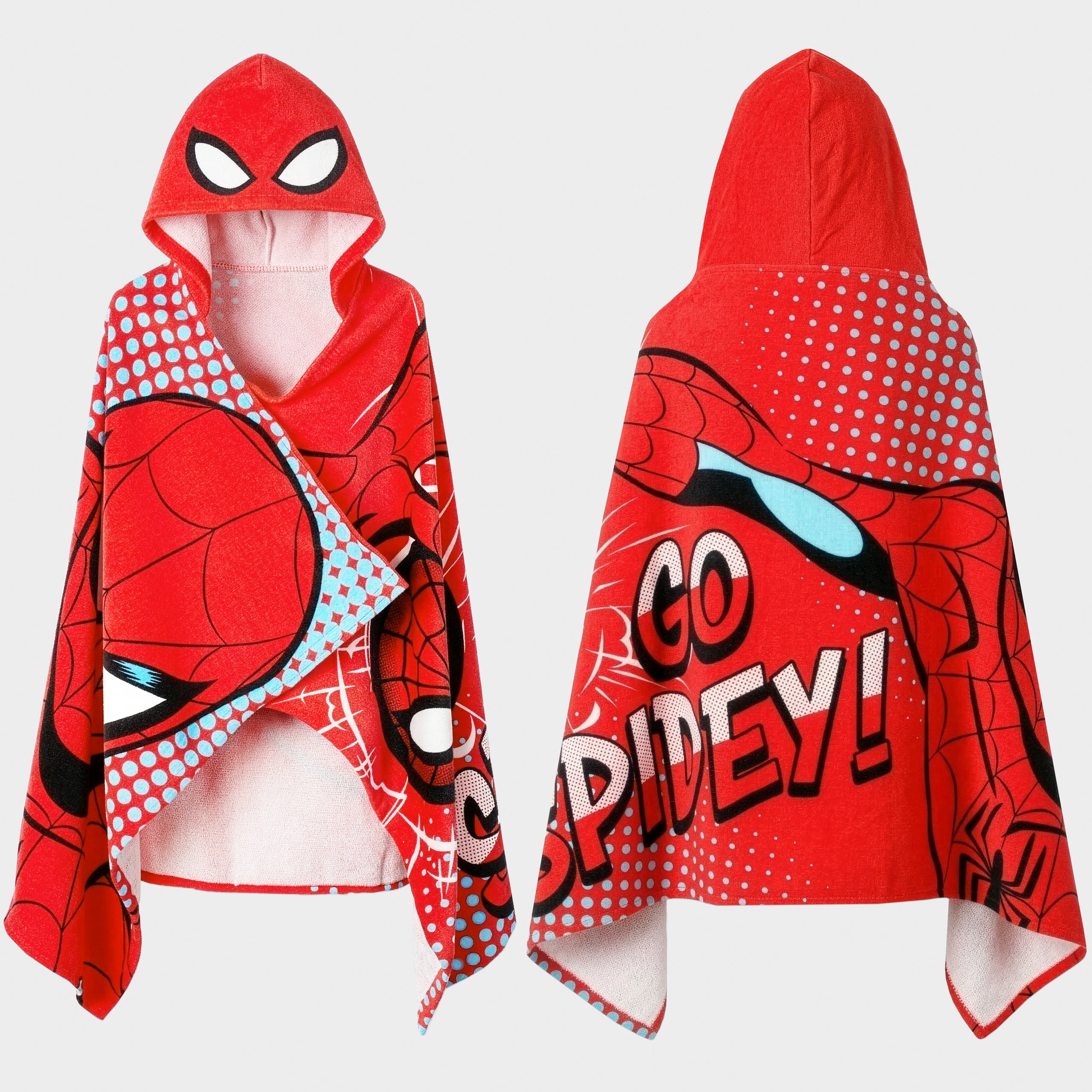 Marvel Spiderman Wrap Towel Poncho