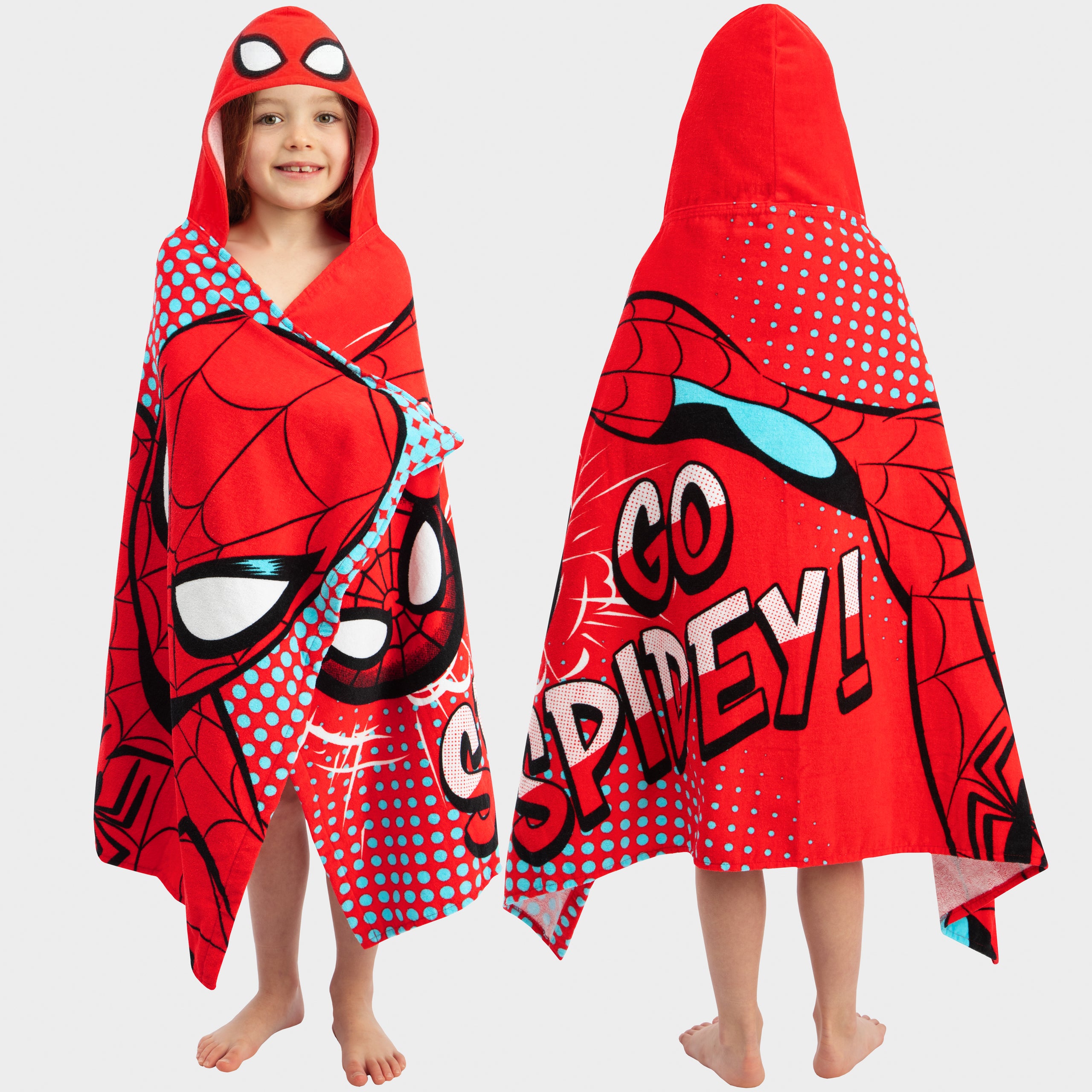Marvel Spiderman Wrap Towel Poncho
