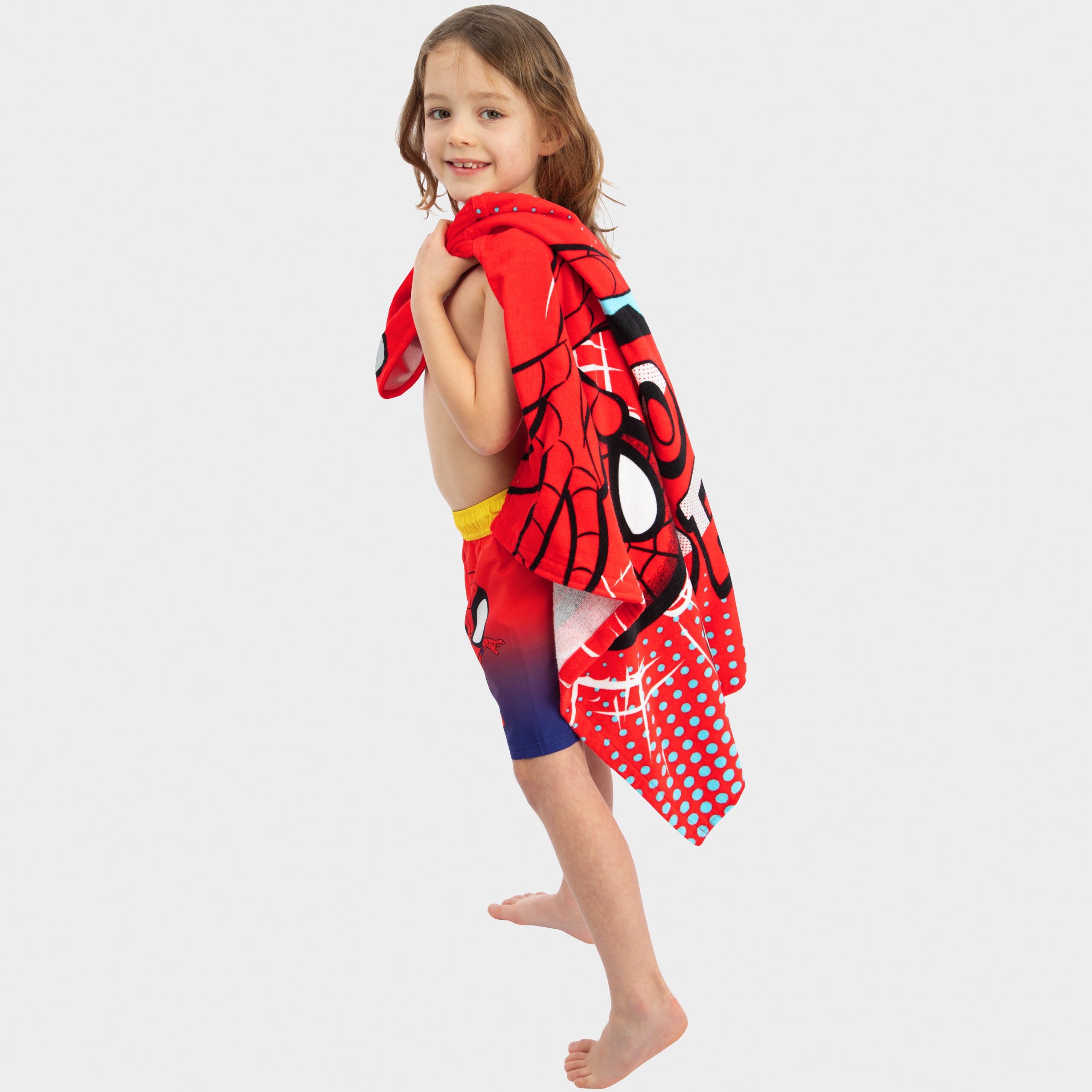 Marvel Spiderman Wrap Towel Poncho