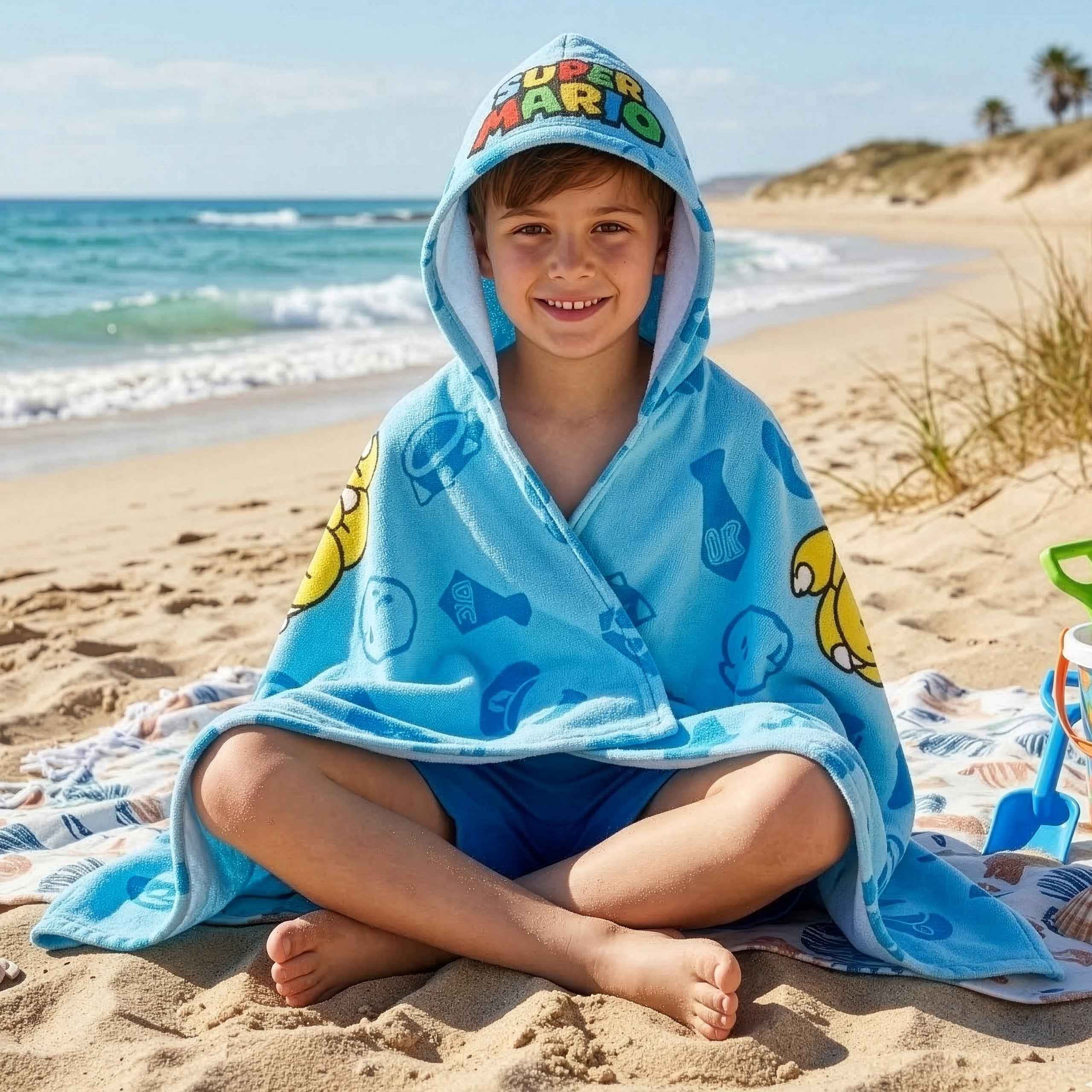 Super Mario Towel Poncho