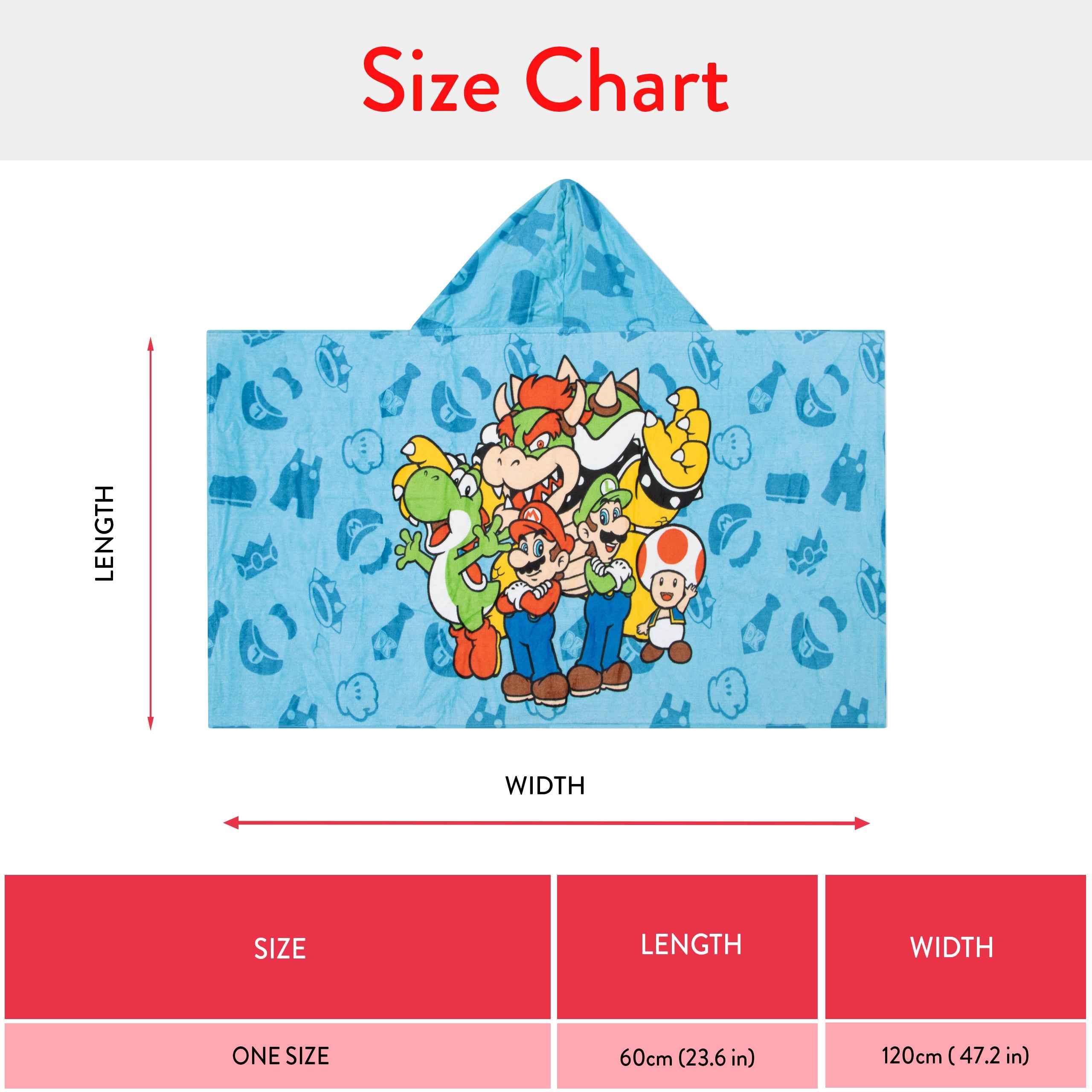 Super Mario Towel Poncho