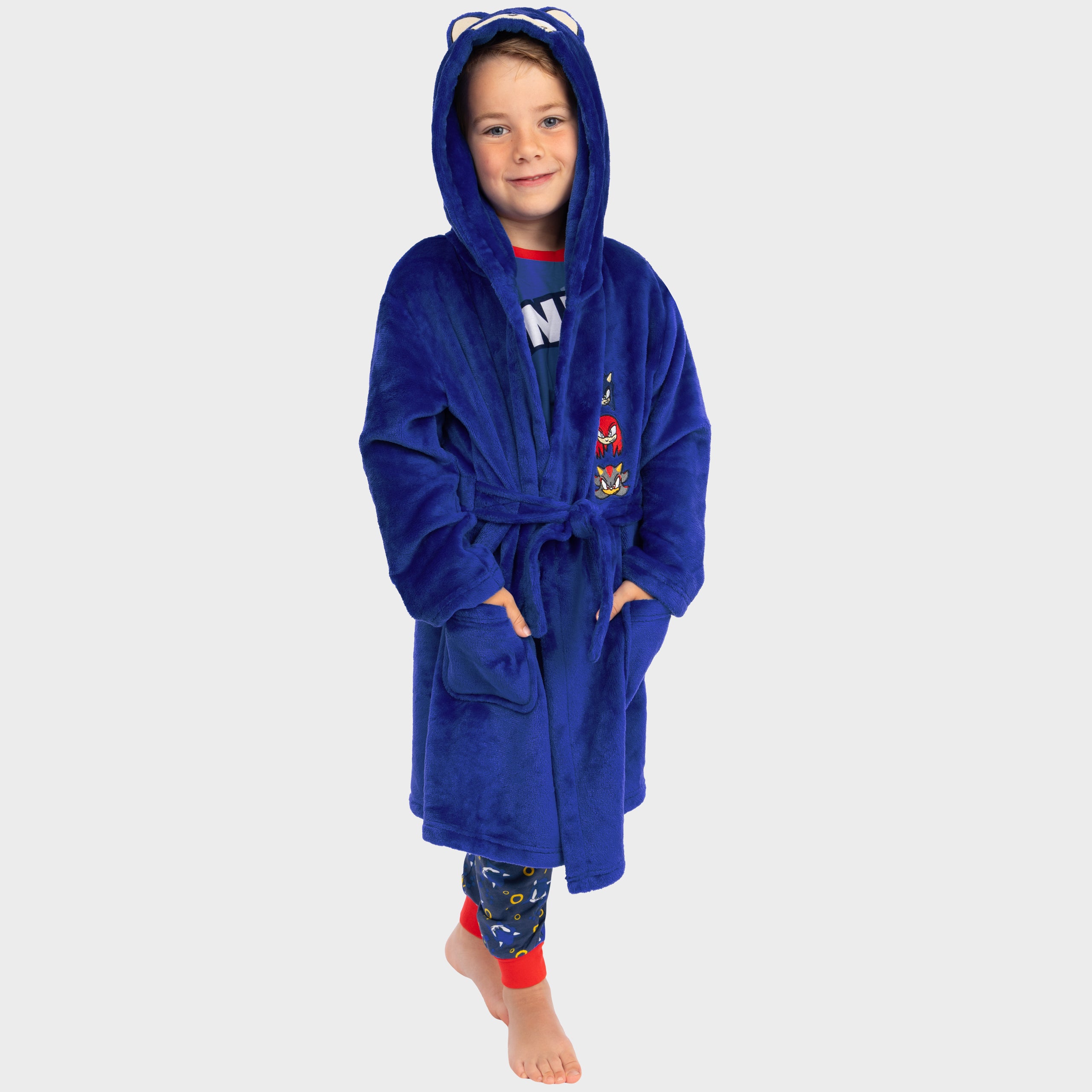 Sonic The Hedgehog Dressing Gown With 3D Ears