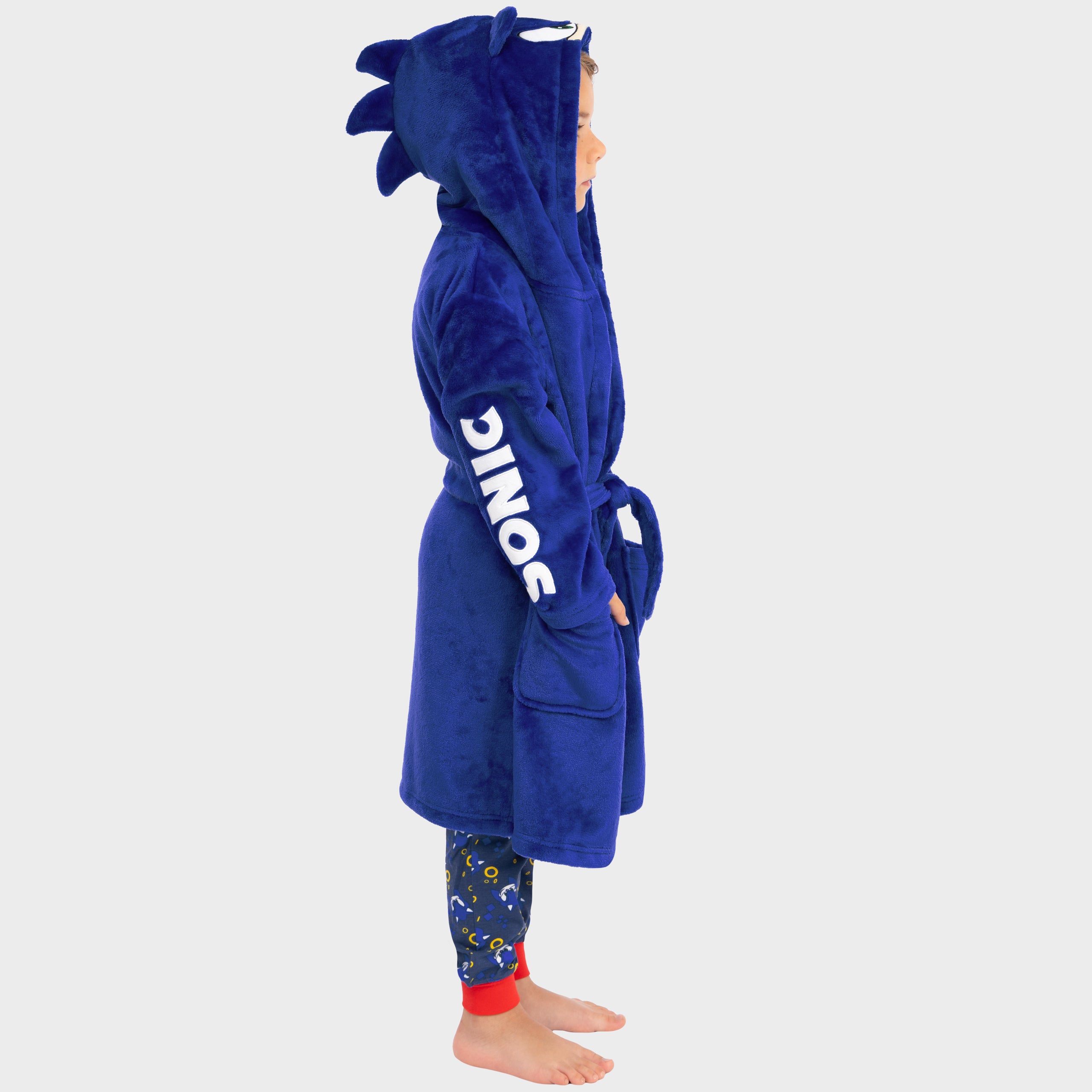 Sonic The Hedgehog Dressing Gown With 3D Ears