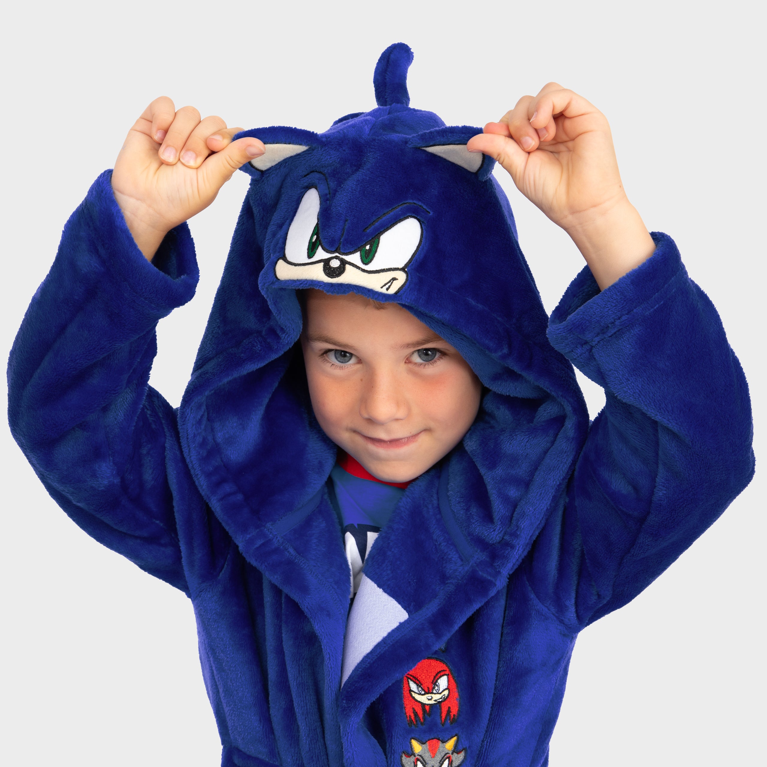 Sonic The Hedgehog Dressing Gown With 3D Ears