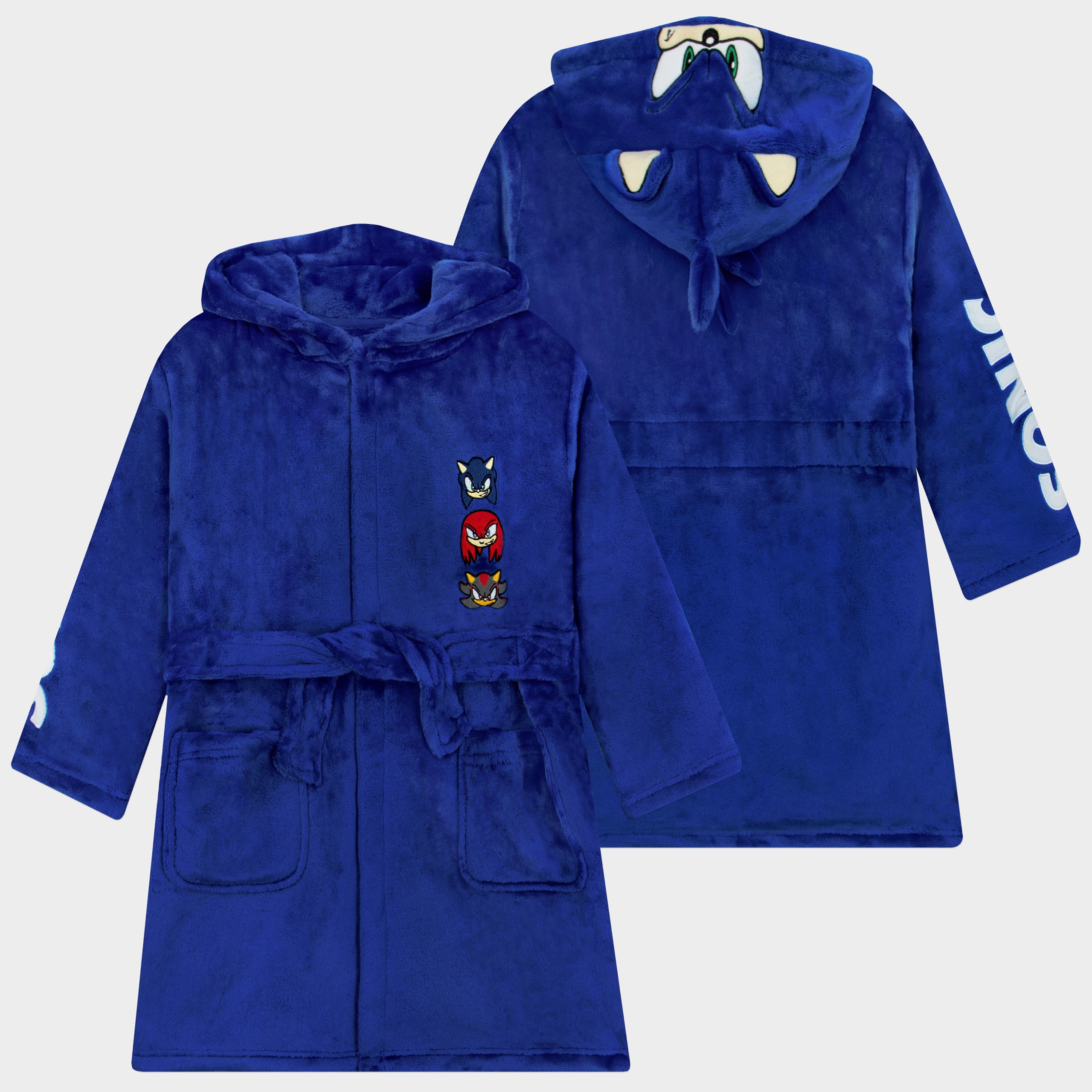 Sonic The Hedgehog Dressing Gown With 3D Ears