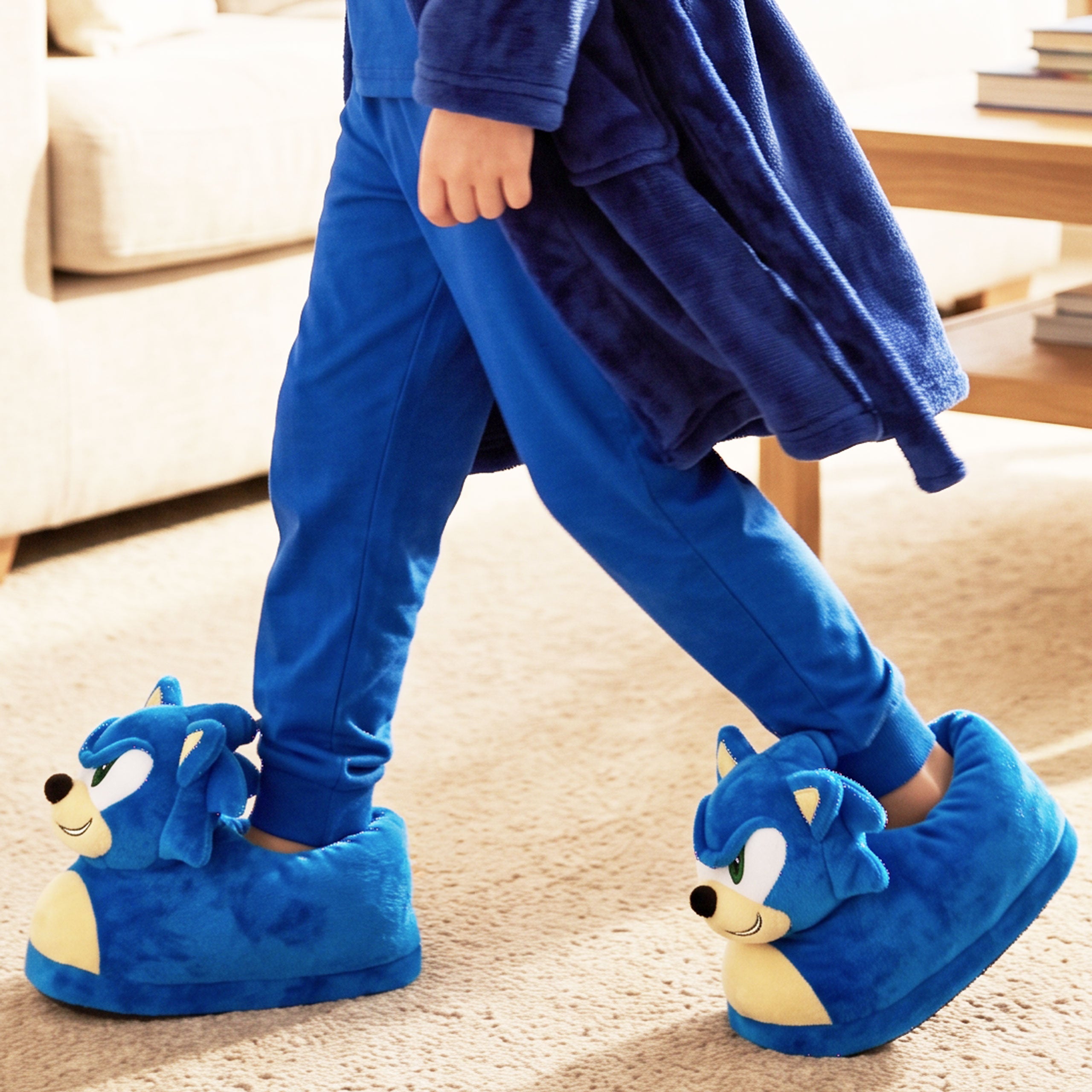 Sonic the Hedgehog 3D Plush Slippers