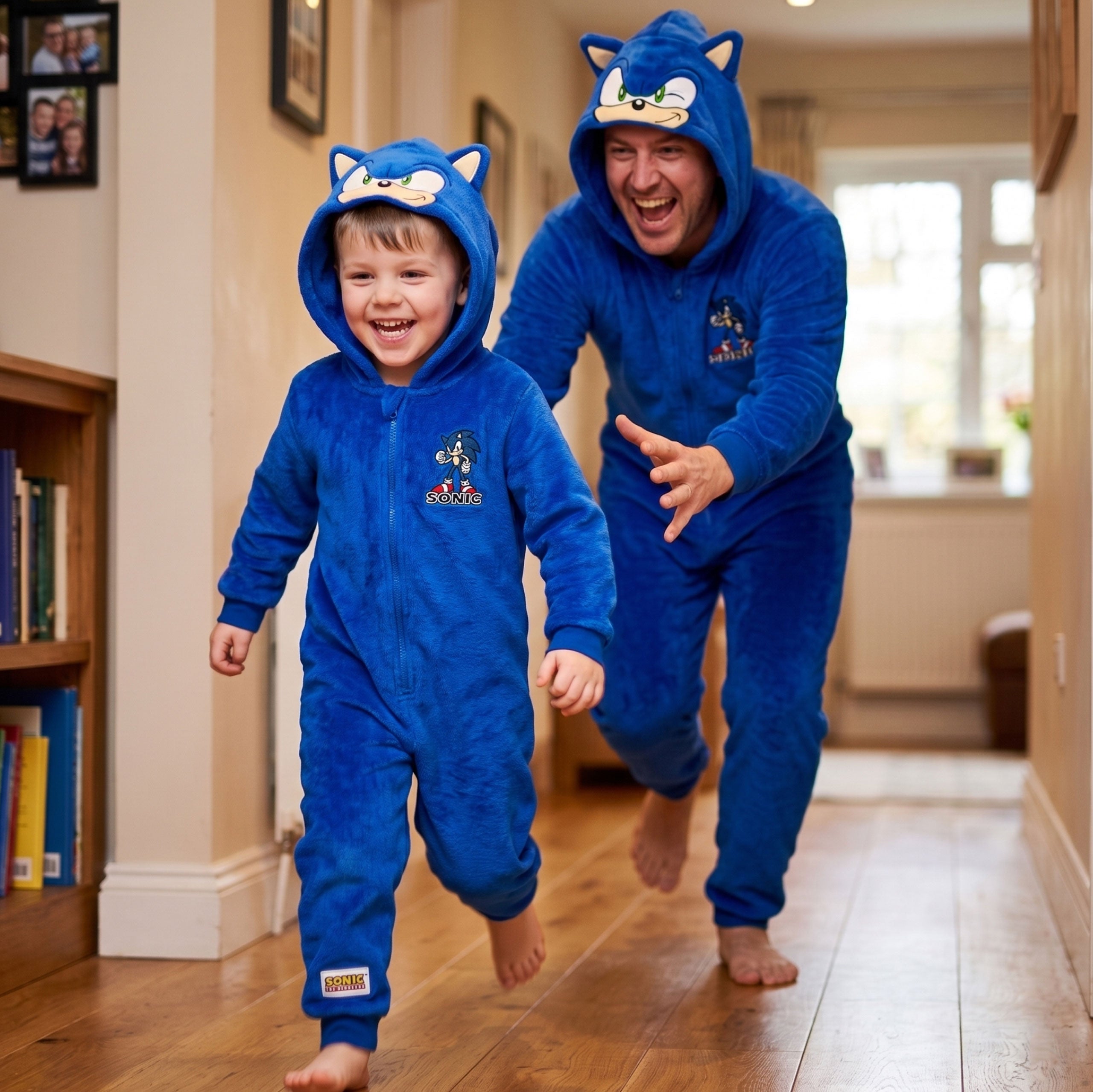 Sonic The Hedgehog 3D Ears Onesie